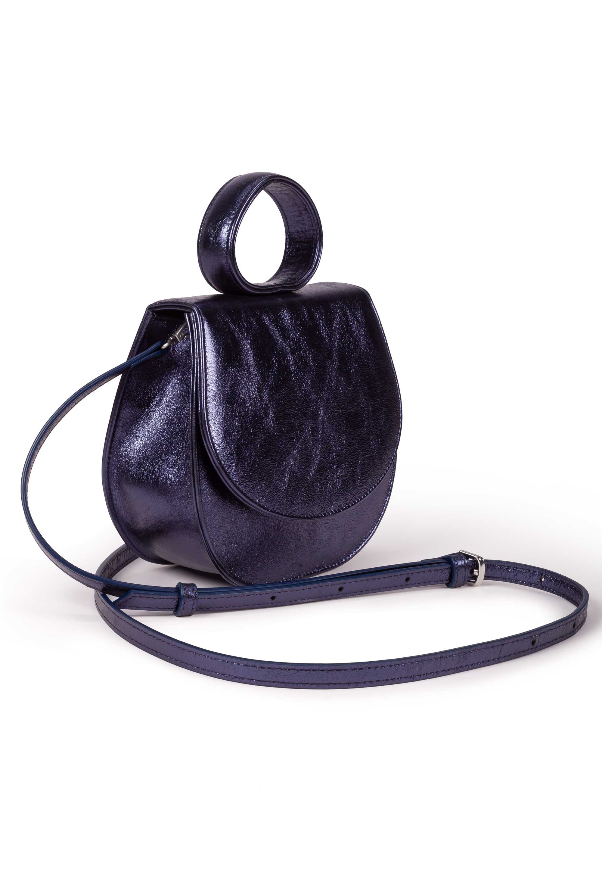 GRETCHEN Schultertasche "Ebony Mini Loop Bag", aus italienischem Kalbsleder günstig online kaufen