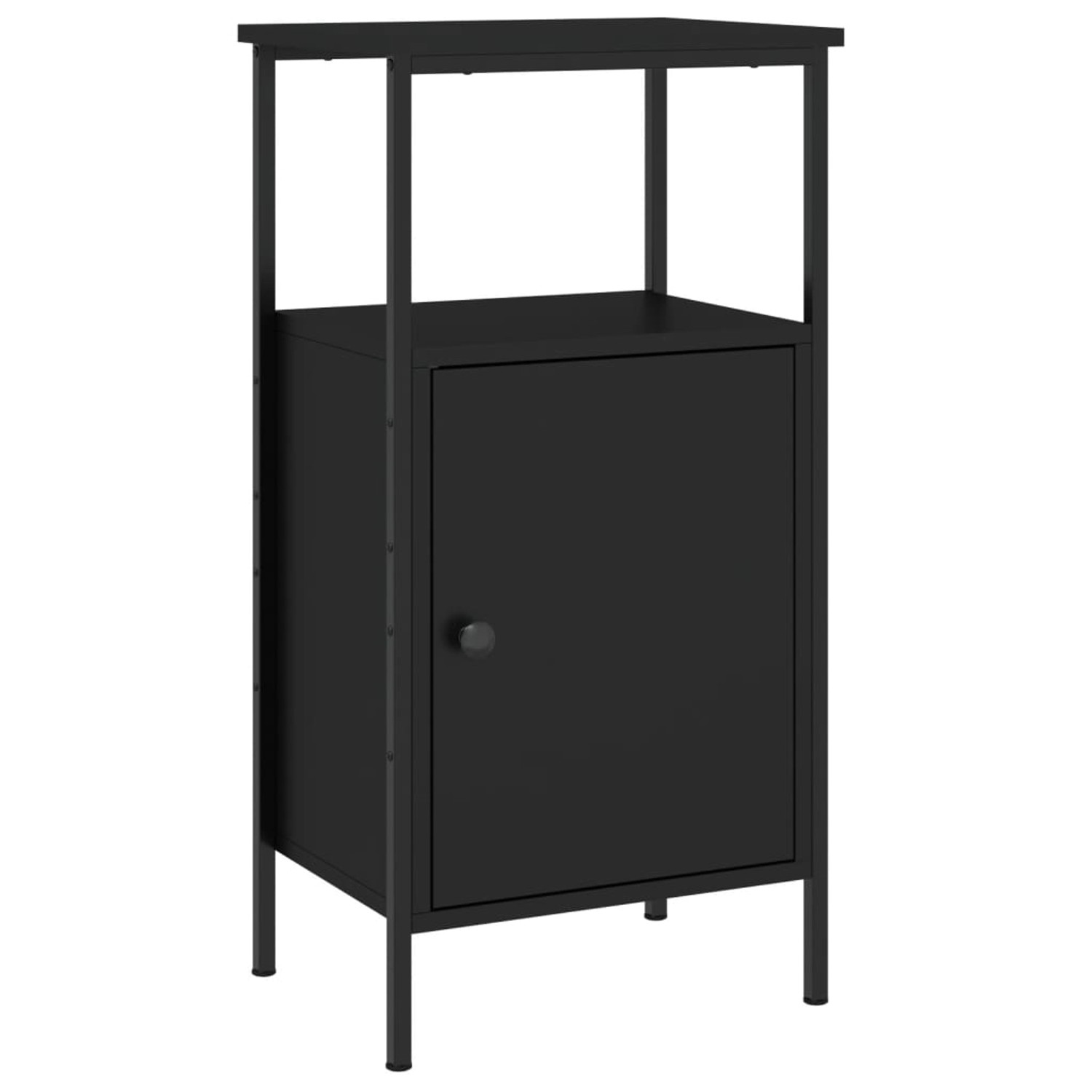 vidaXL Nachttisch Schwarz 41x31x80 cm Holzwerkstoff günstig online kaufen