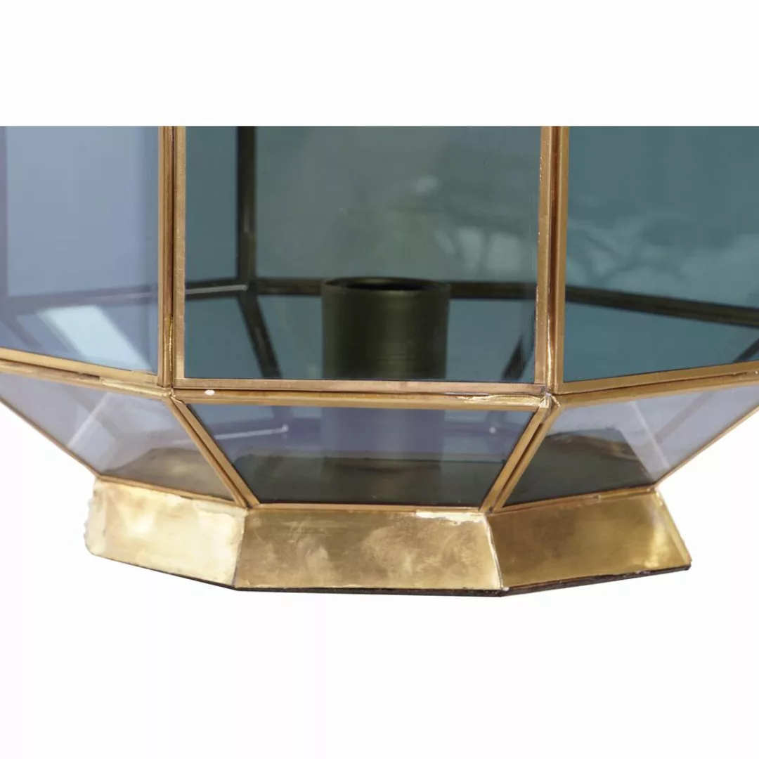 Tischlampe Dkd Home Decor Kristall Blau Golden 220 V Messing 50 W Moderne ( günstig online kaufen
