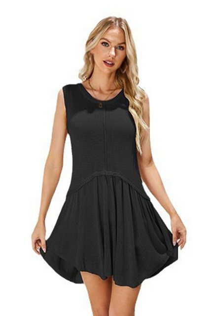 CHENIN Strandkleid Rundhalsausschnitt, lockeres Kleid, Strandkleid Modische günstig online kaufen