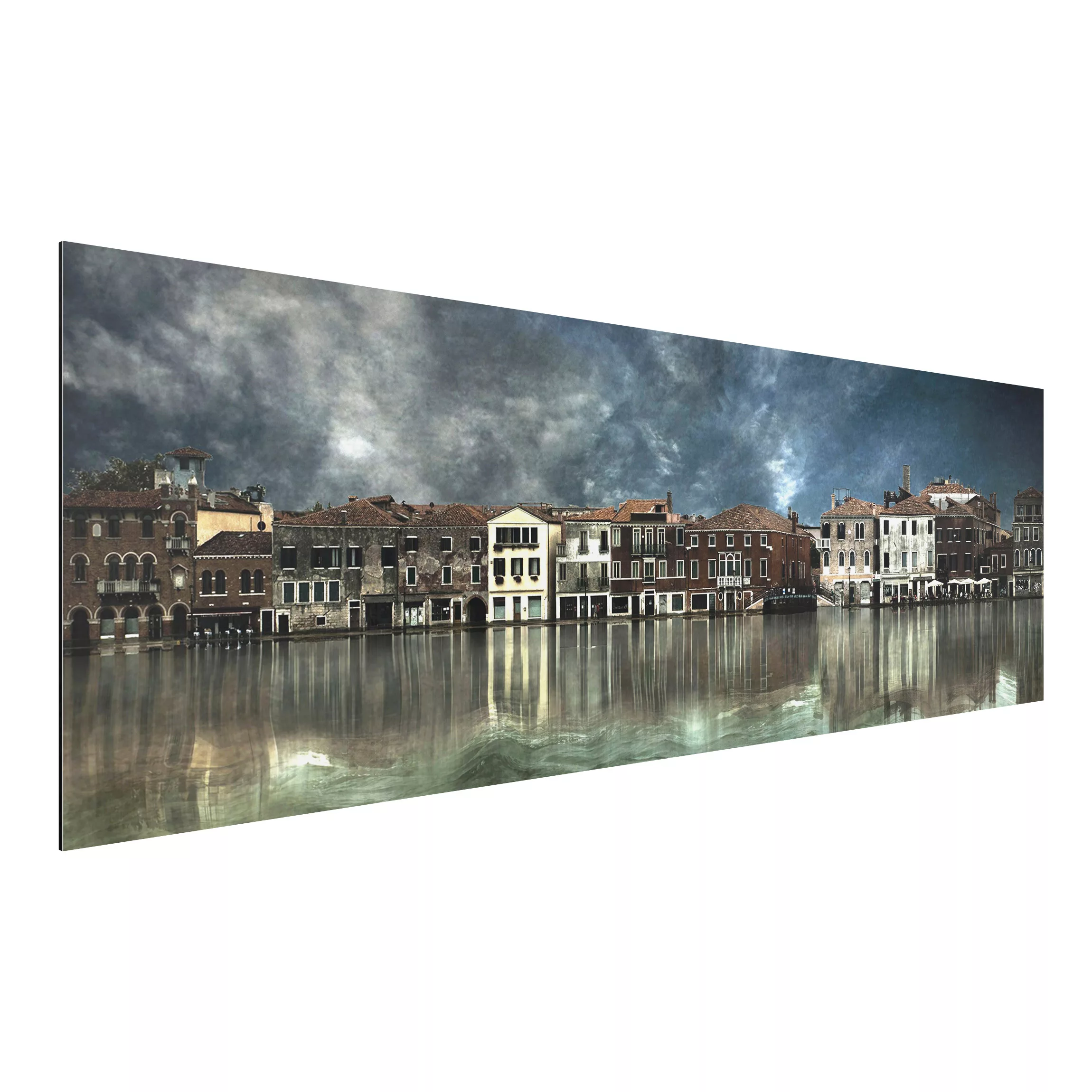 Alu-Dibond Bild Architekur & Skyline - Panorama Reflexionen in Venedig günstig online kaufen