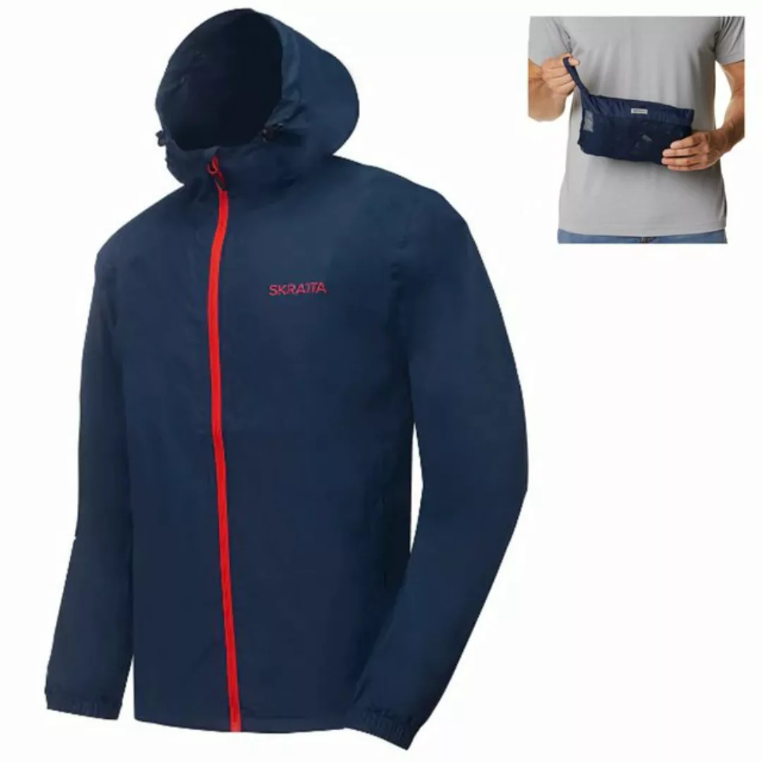 Skratta Hardshelljacke Skratta - Herren Regenjacke Malin inkl. Beutel - kom günstig online kaufen