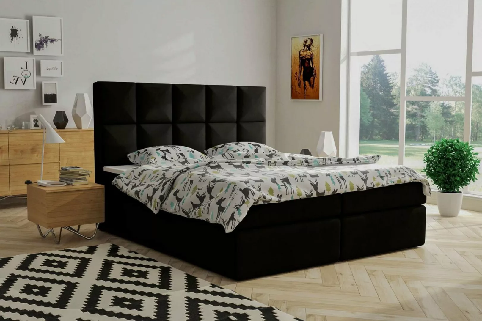 99rooms Boxspringbett Spirit (Schlafzimmerbett, Bett), Design günstig online kaufen