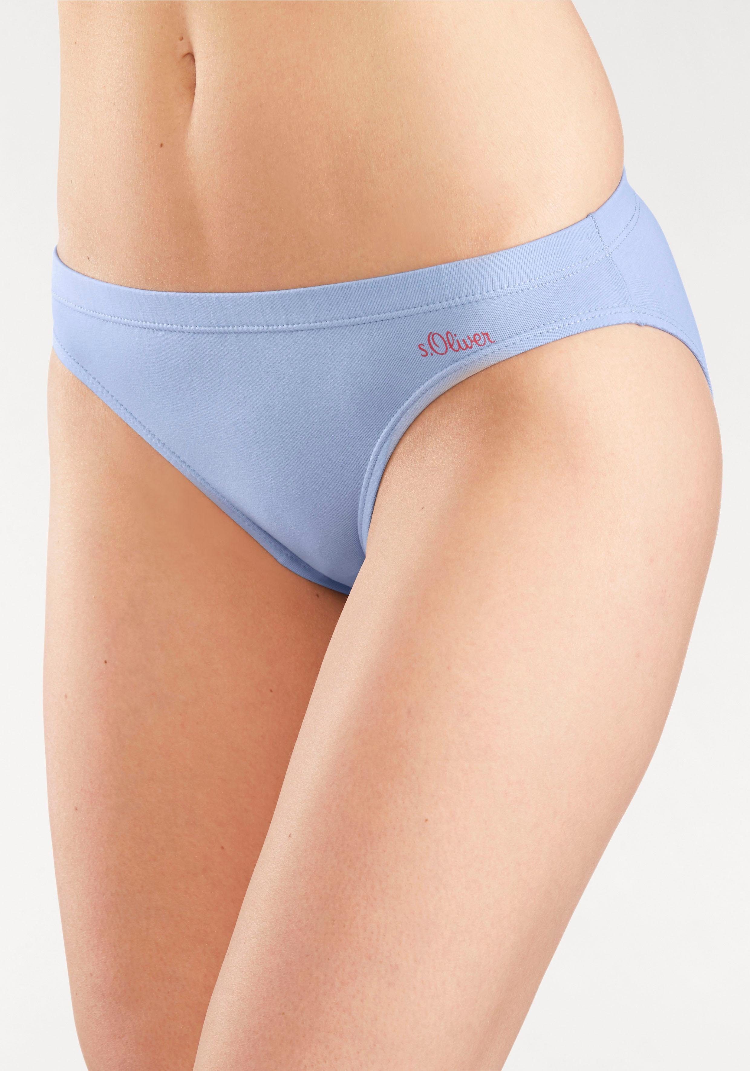 s.Oliver Bikinislip, (3er-Pack), aus elastischer Baumwoll-Qualität günstig online kaufen