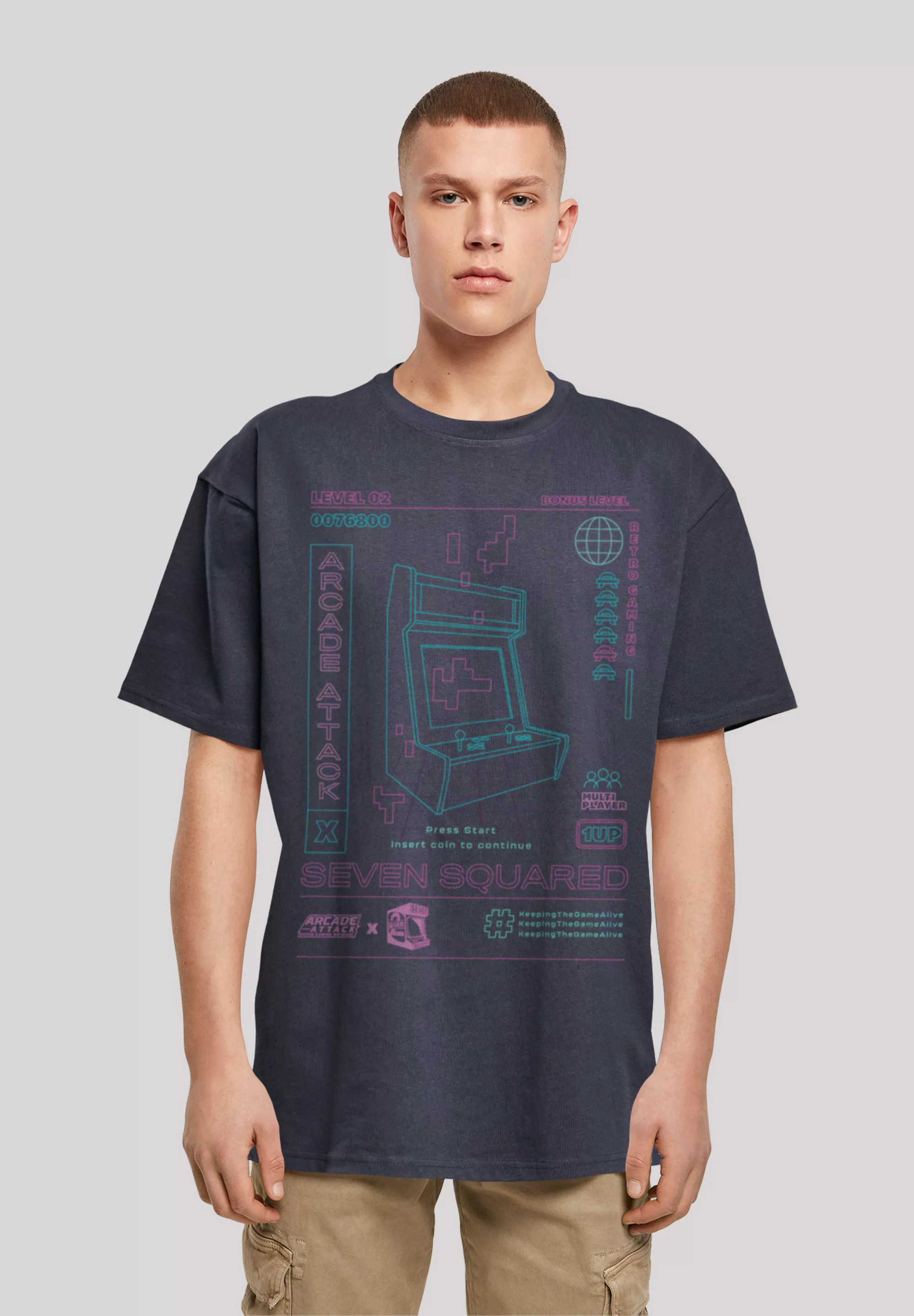 F4NT4STIC T-Shirt "FIRSTSTAR Inc Retro Gaming SEVENSQUARED" günstig online kaufen