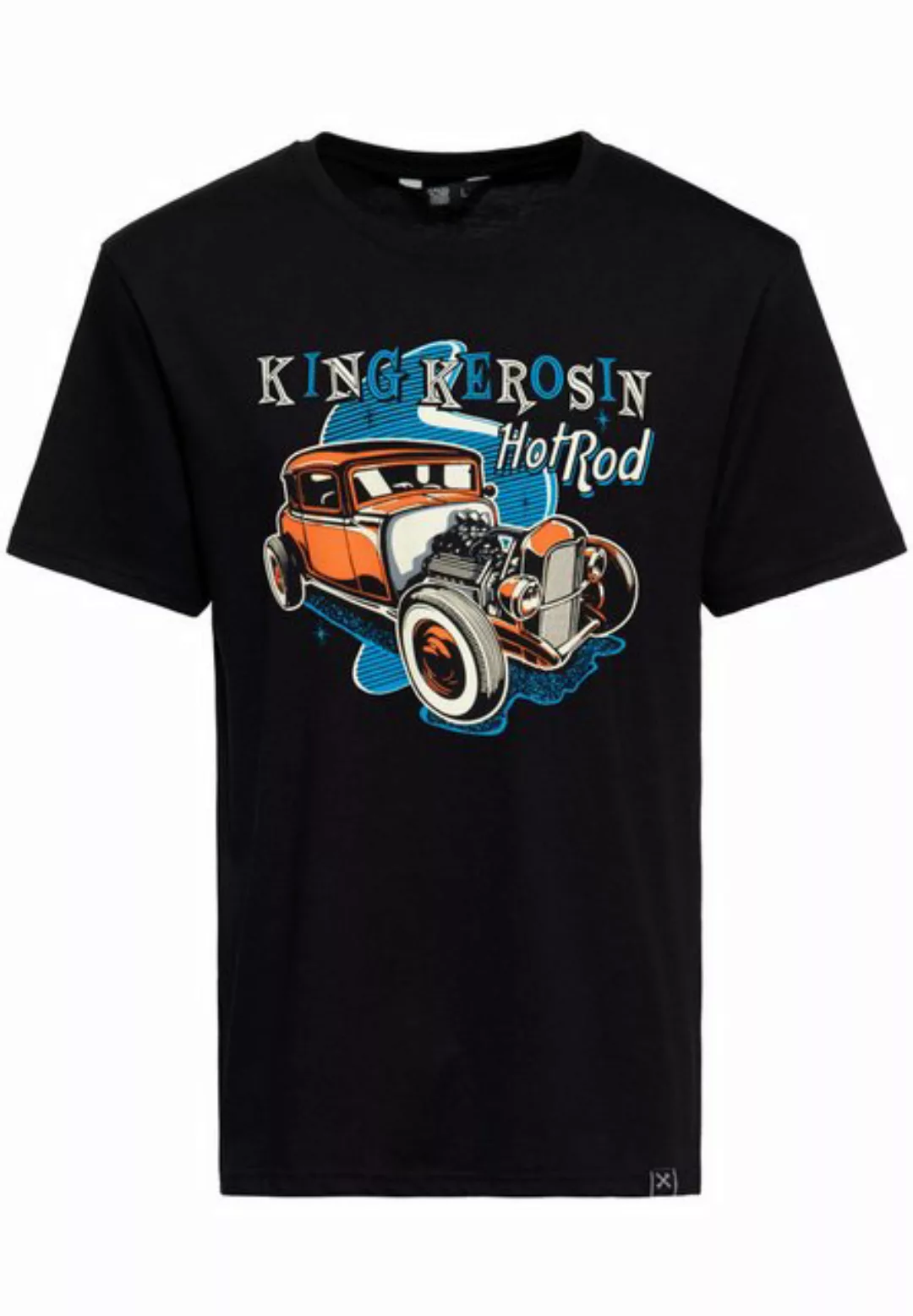 KingKerosin Print-Shirt Hot Rod (1-tlg) mit Artwork-Print günstig online kaufen