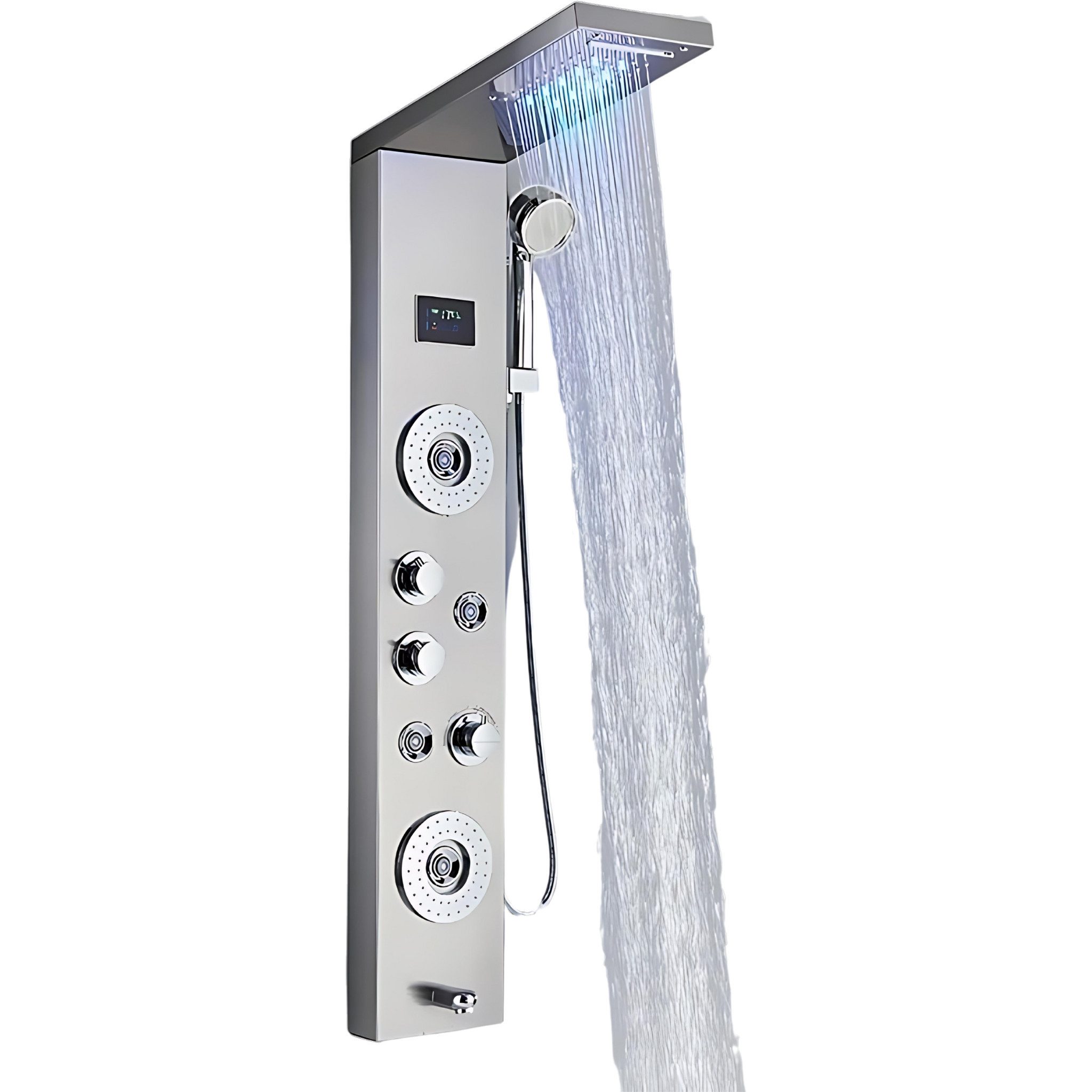 LuxaSteel Duscharmatur Regendusche, Duscharmatur Regendusche, Massage günstig online kaufen