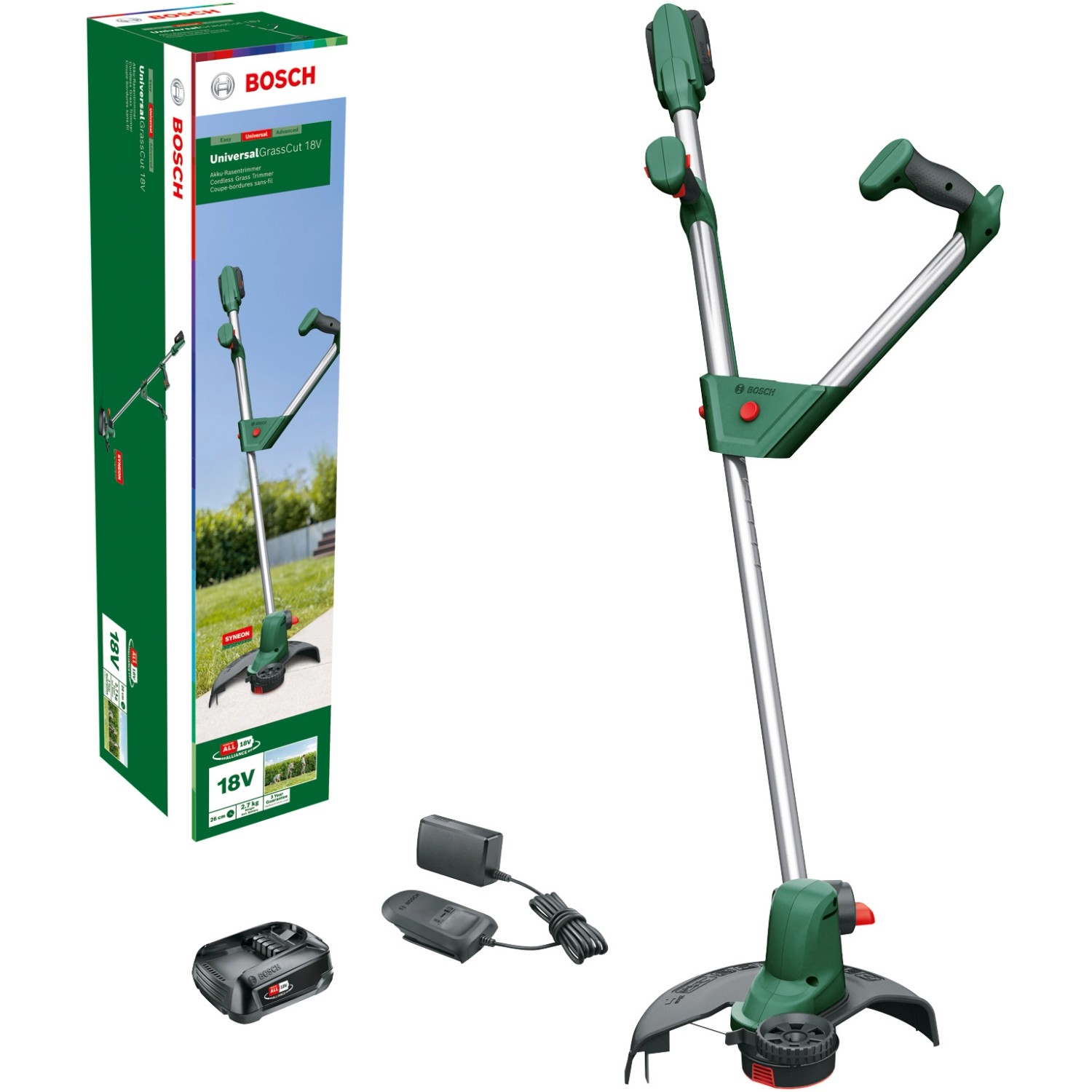 Bosch Akku-Rasentrimmer UniversalGrassCut 18V-26 günstig online kaufen