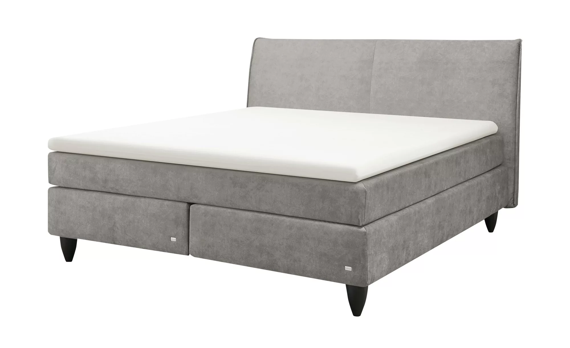 RUF Boxspringbett  Aurelia ¦ grau ¦ Maße (cm): B: 190 H: 114 Betten > Boxsp günstig online kaufen
