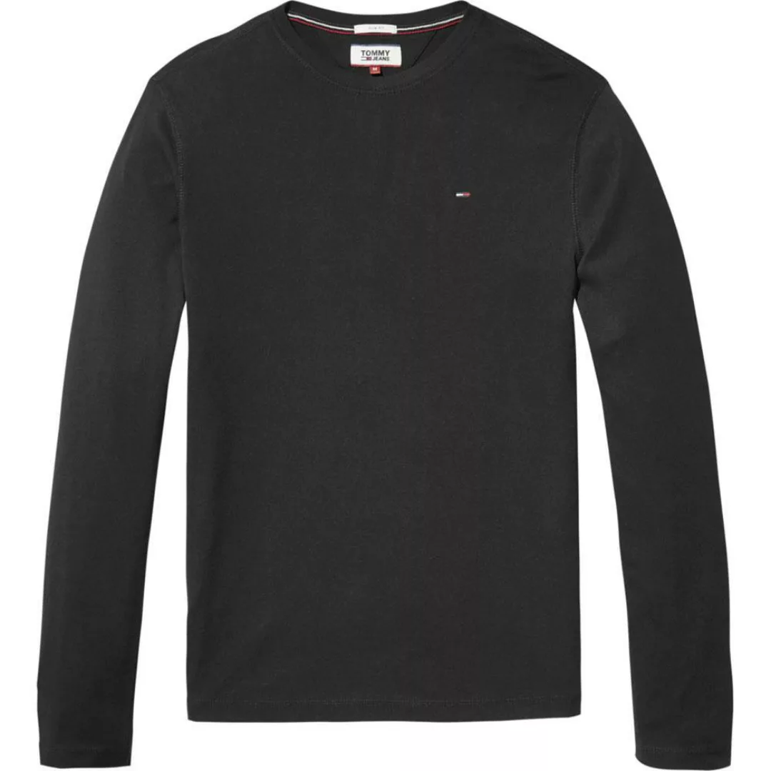 Tommy Jeans Original Ribbed Organic Cotton Langarm-t-shirt XS Tommy Black günstig online kaufen