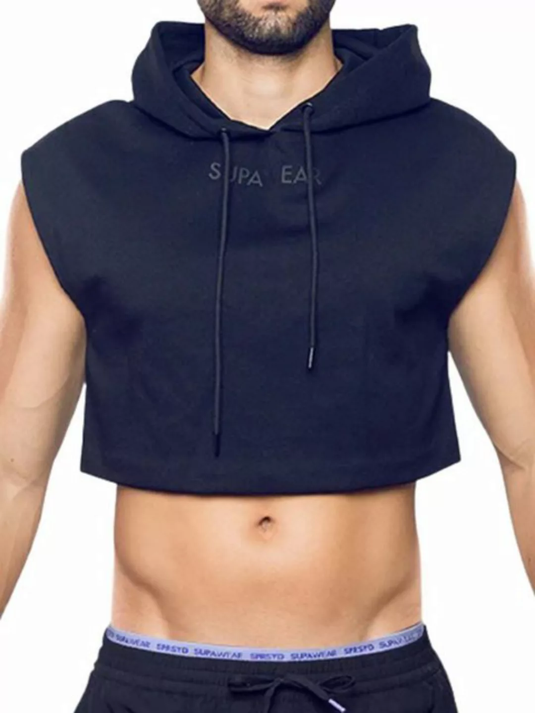 Supawear Hoodie Supawear Cropped Hoodie Black günstig online kaufen