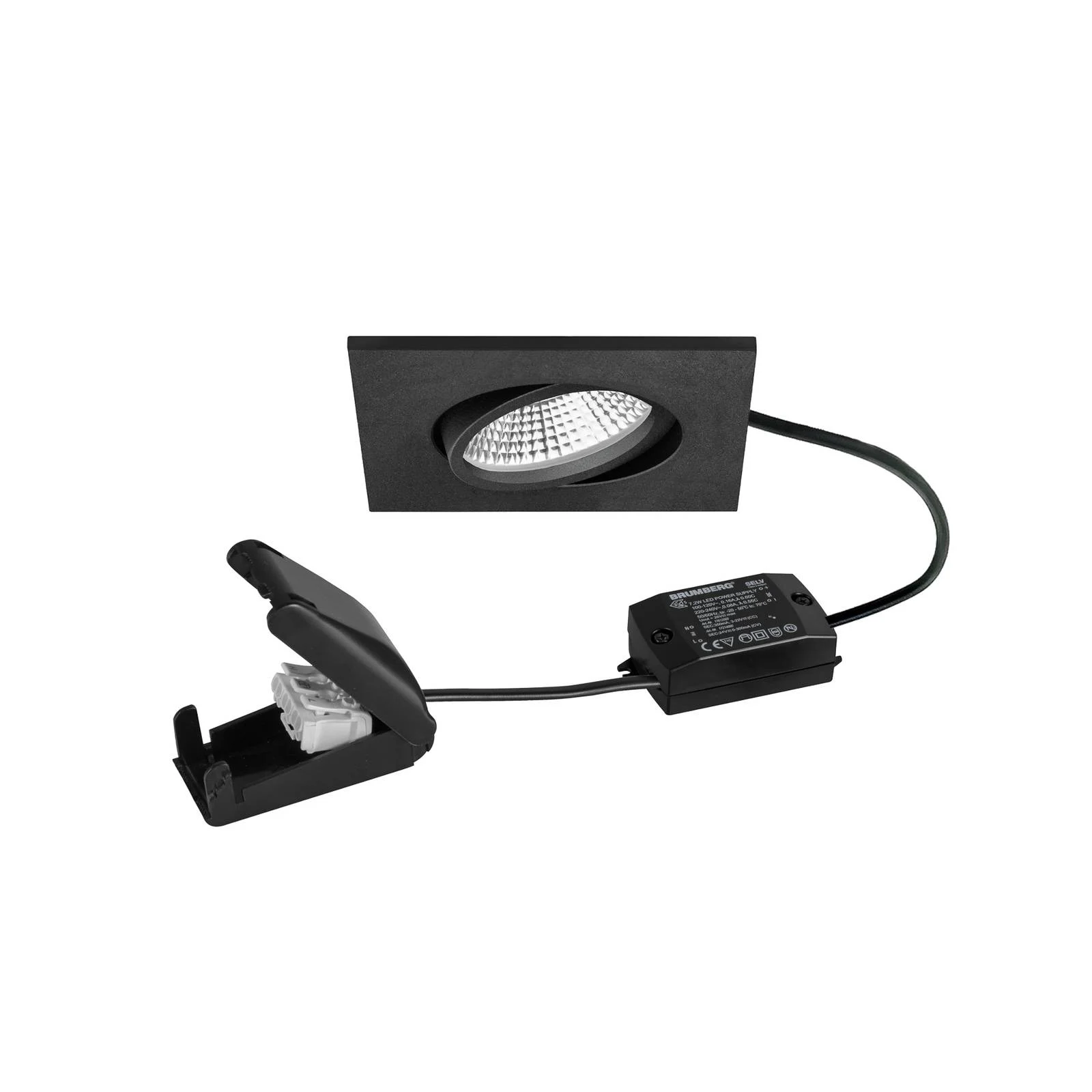 BRUMBERG BB25 LED-Spot IP65 on/off Anschlussbox schwarz matt günstig online kaufen
