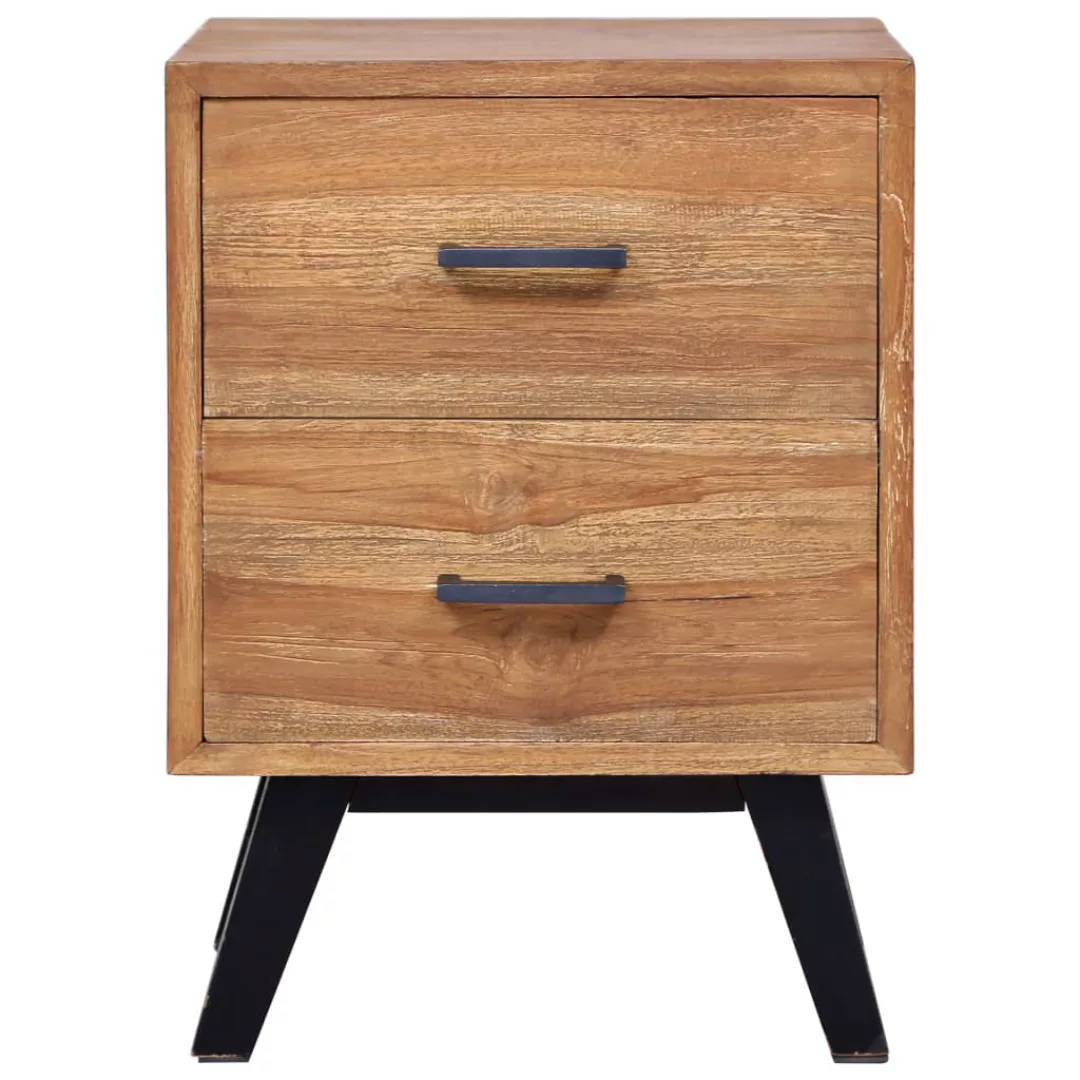 Nachttisch 40 X 35 X 55 Cm Massivholz Teak günstig online kaufen