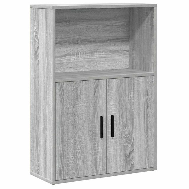 vidaXL Bücherregal Bücherregal Grau Sonoma 60x24x85 cm Holzwerkstoff, 1-tlg günstig online kaufen