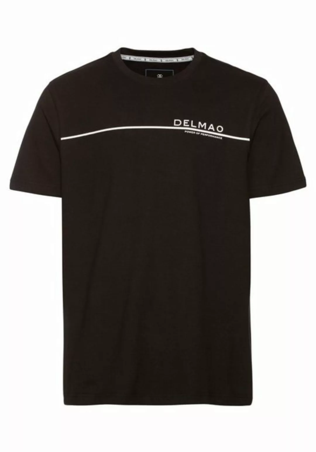 DELMAO T-Shirt Kurzarm, mit coolem Print, Rundhalsausschnitt, aus 100% Baum günstig online kaufen