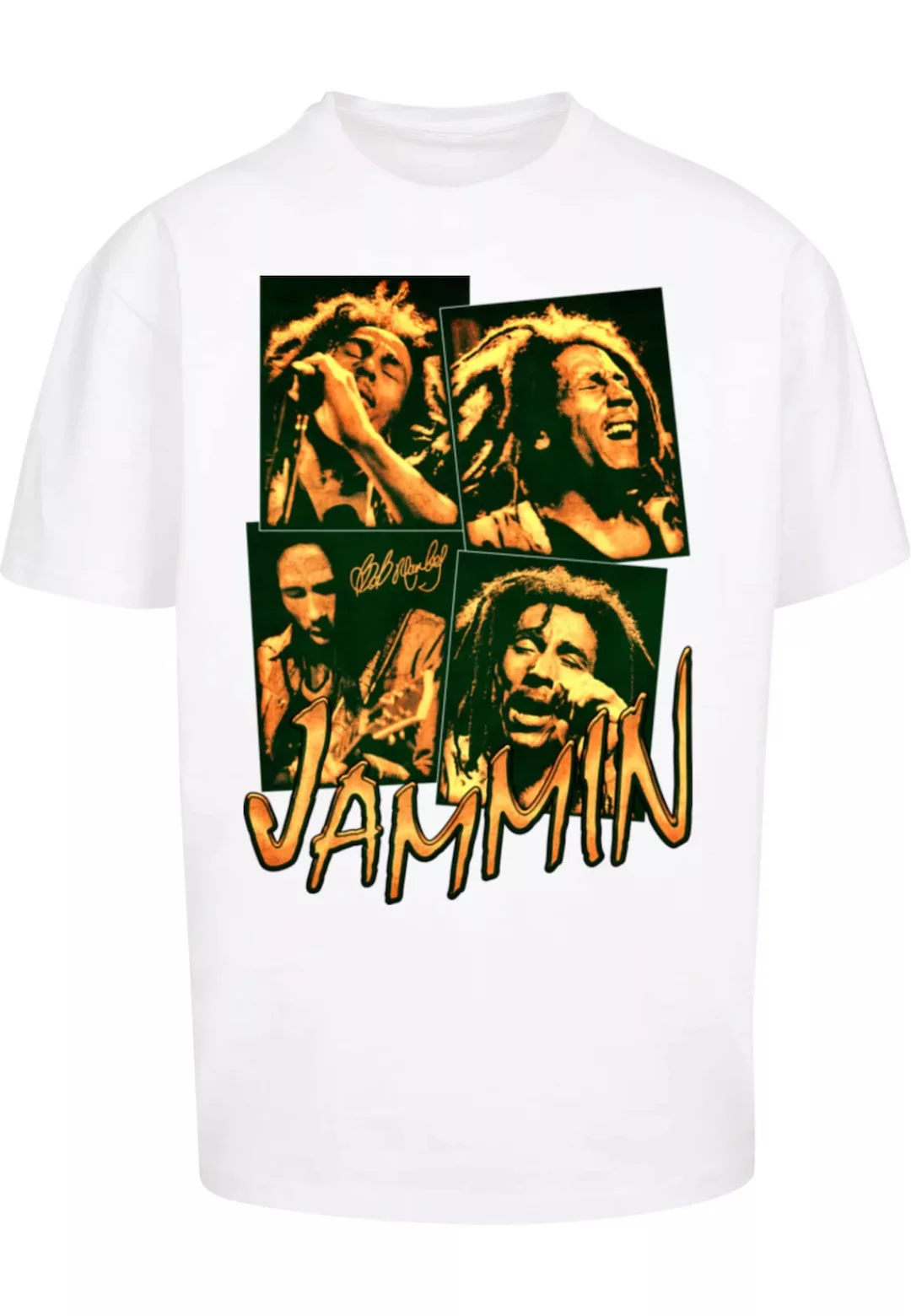 Merchcode T-Shirt "Merchcode Bob Marley Jammin Live Oversize Tee" günstig online kaufen