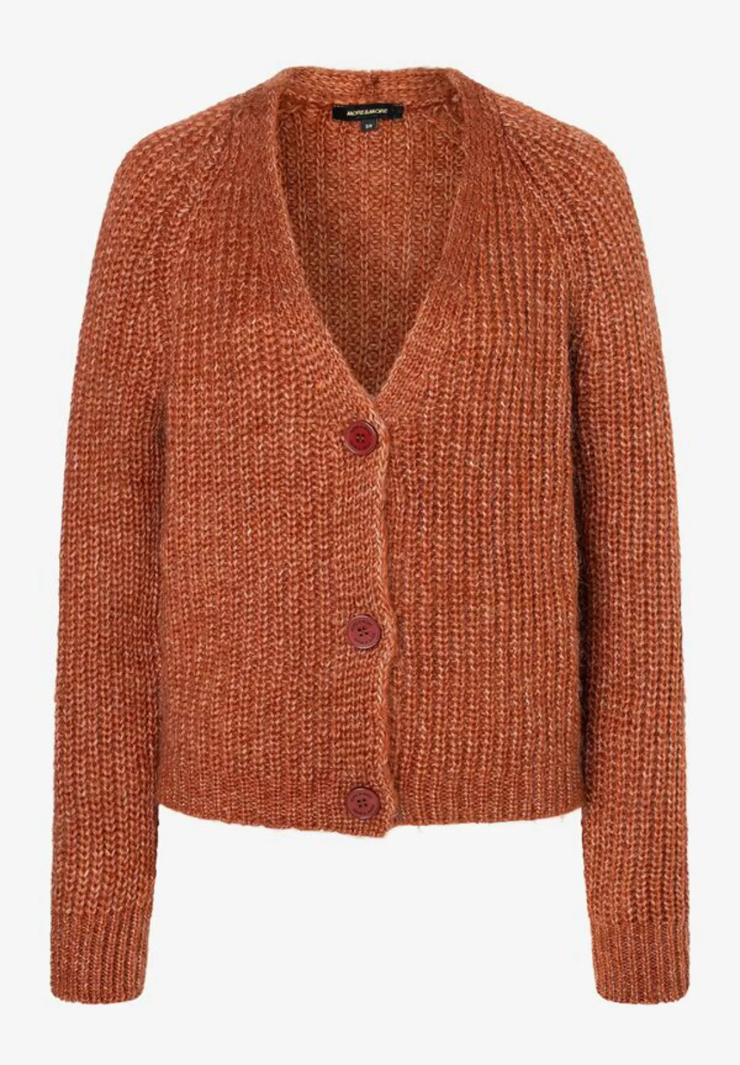 Cardigan, rusty brown melange, Winter-Kollektion günstig online kaufen