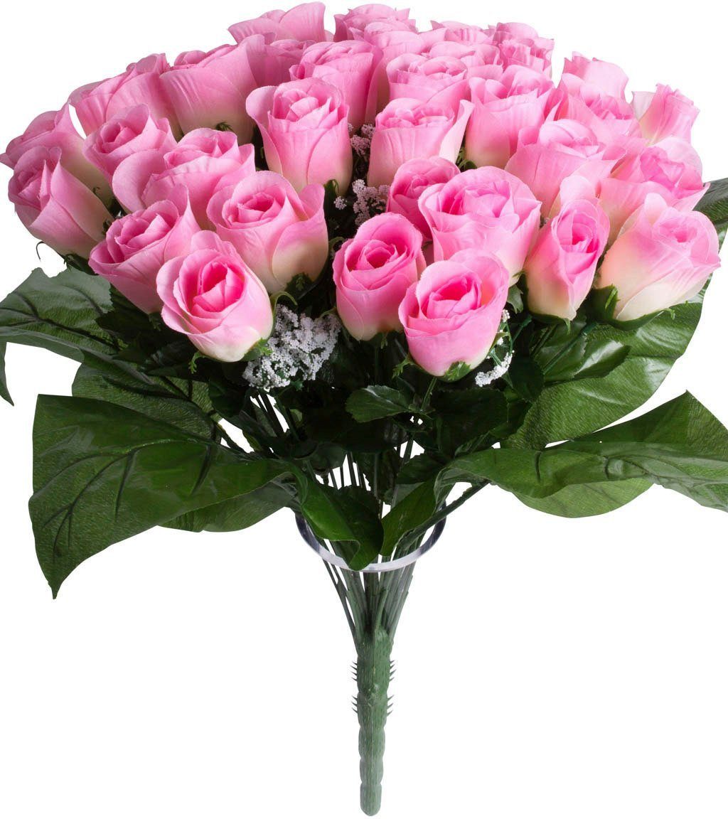 Kunstblume Rosenstrauß mit 36 Rosen, Botanic-Haus, günstig online kaufen