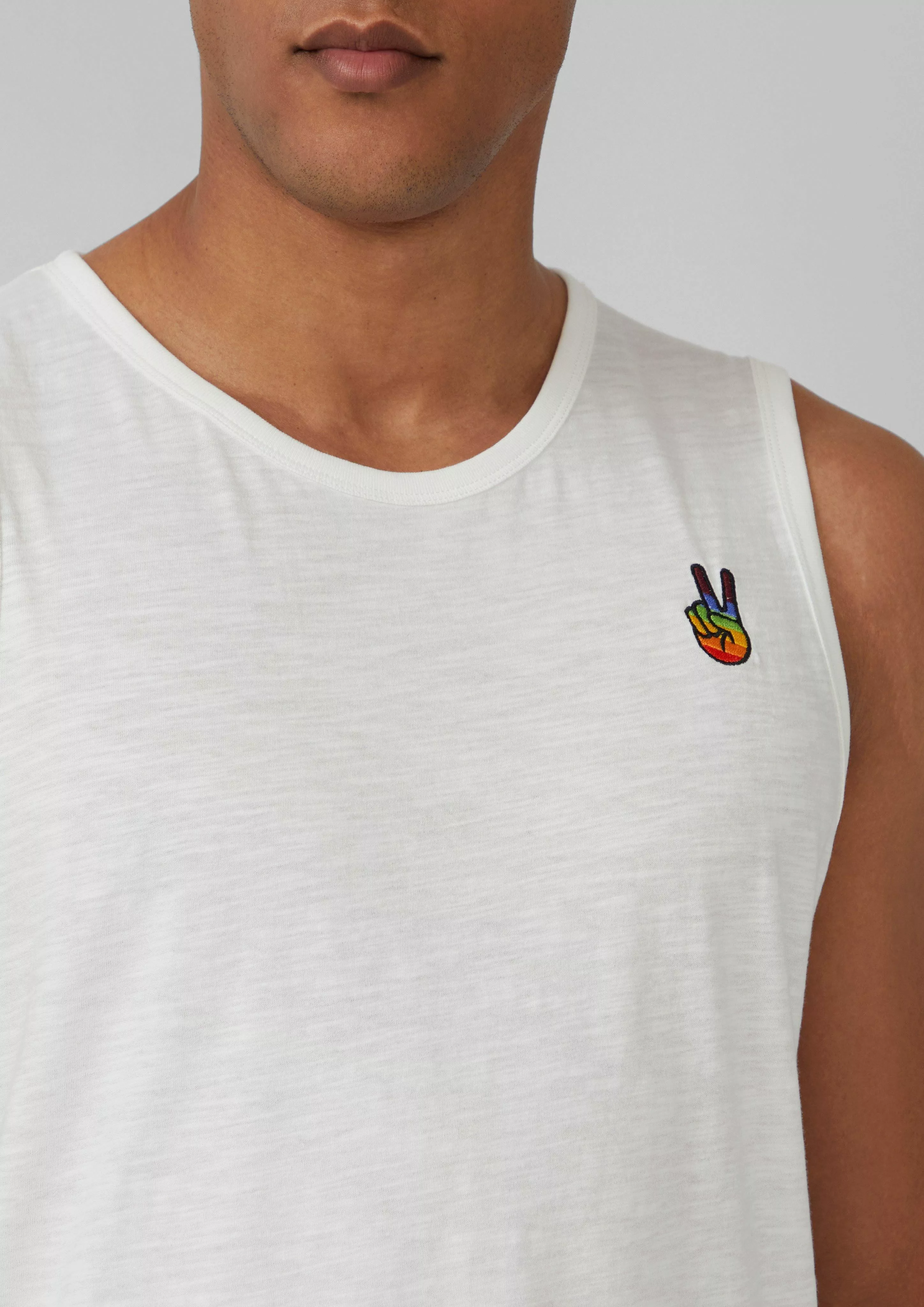 s.Oliver Shirttop T-Shirt mit Pride-Motiv günstig online kaufen
