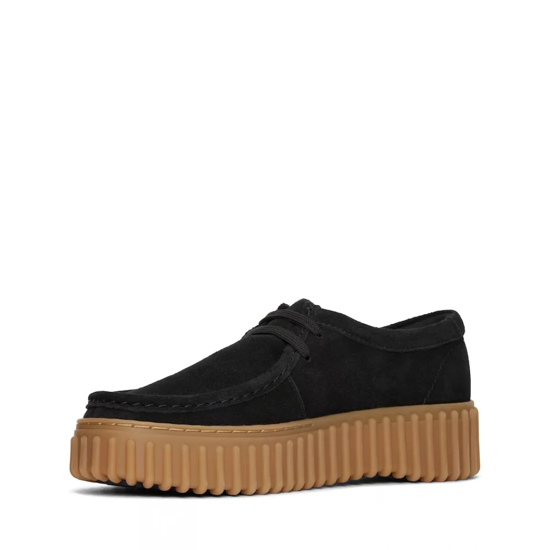 Clarks Schnürschuh "Torhill Bee", Schnürschuh, Plateausneaker mit modischer günstig online kaufen