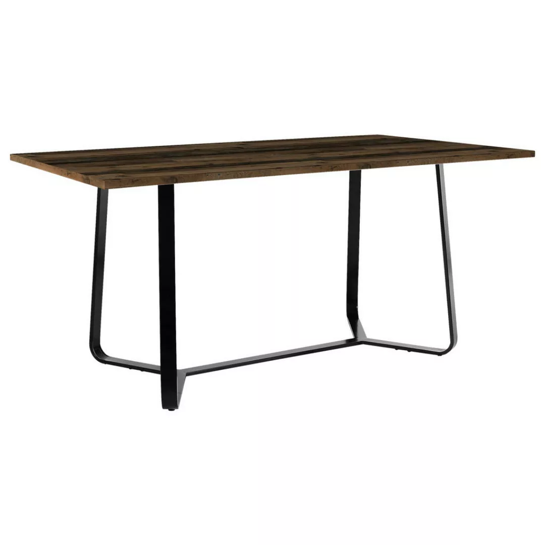 Tisch TALEA Eiche Old Wood Nachbildung schwarz pulverbeschichtet B/H/T: ca. günstig online kaufen