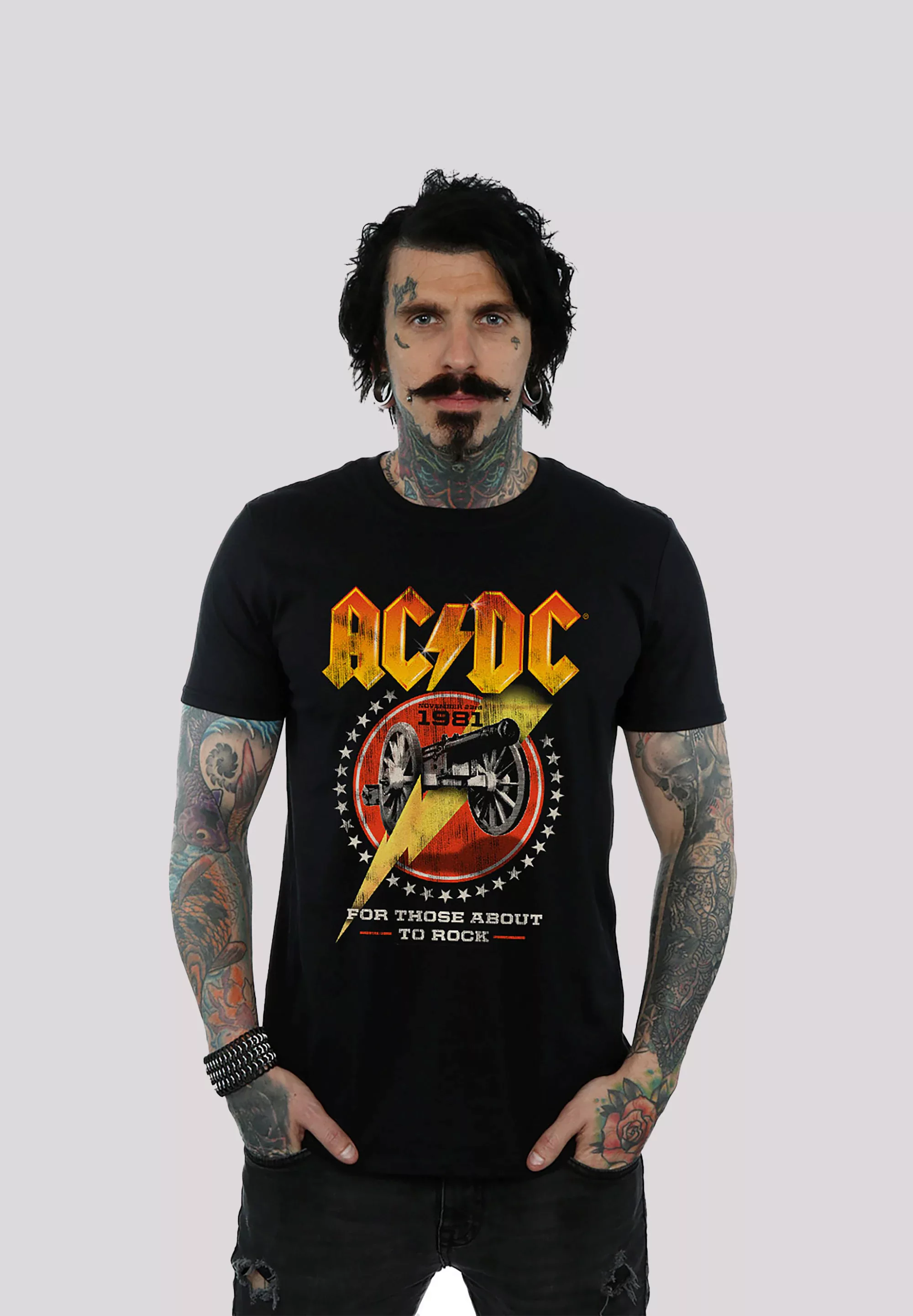 F4NT4STIC T-Shirt "ACDC For Those About To Rock 1981 Kinder", Print günstig online kaufen