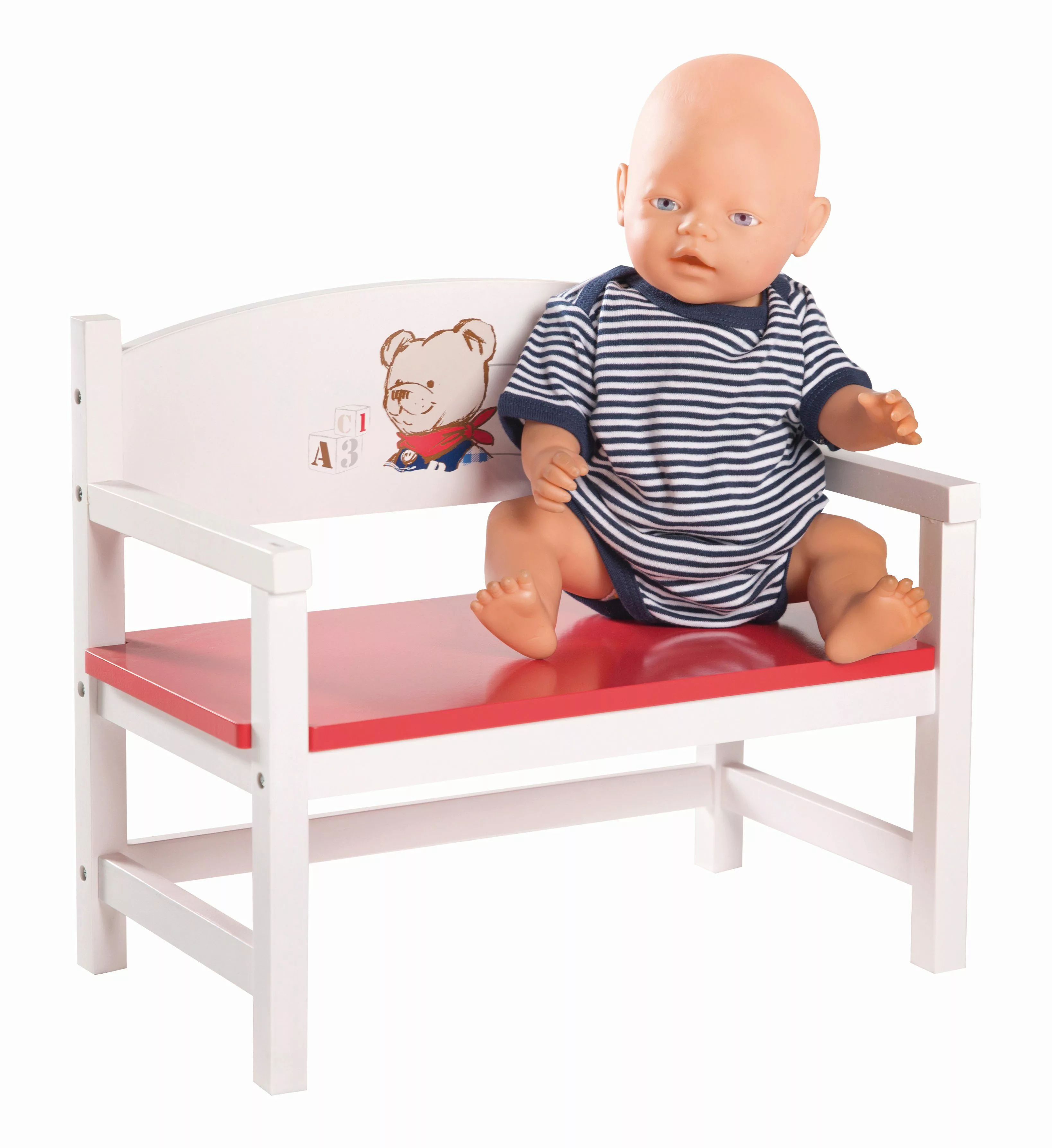 roba® Puppenmöbel Puppenbank Teddy College günstig online kaufen