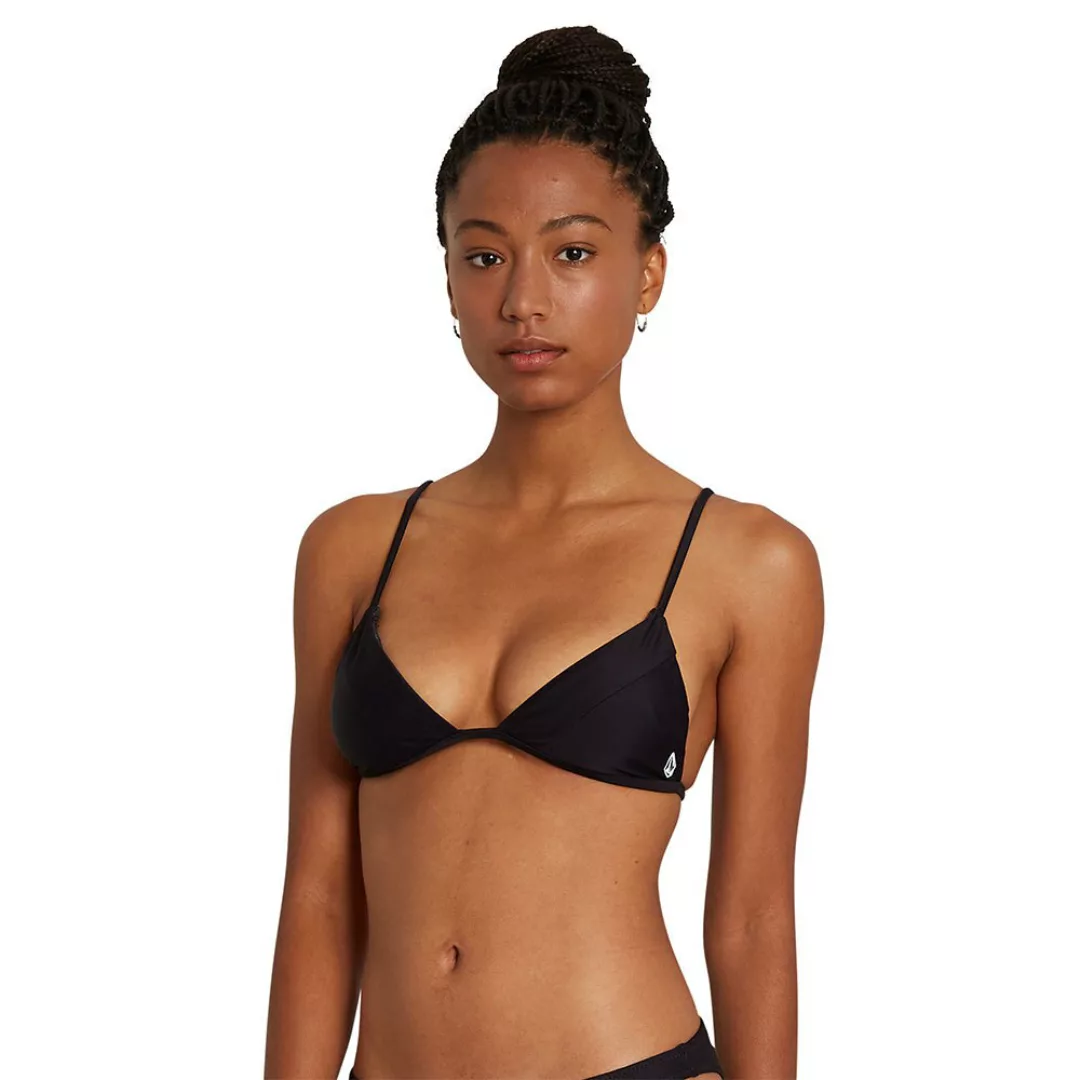 Volcom Simply Solid Tri Bikini Oberteil S Black günstig online kaufen