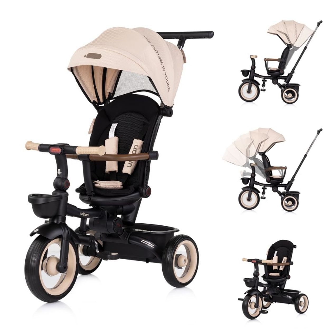 Chipolino Dreirad Dreirad, Tricycle Urban, Lenker günstig online kaufen