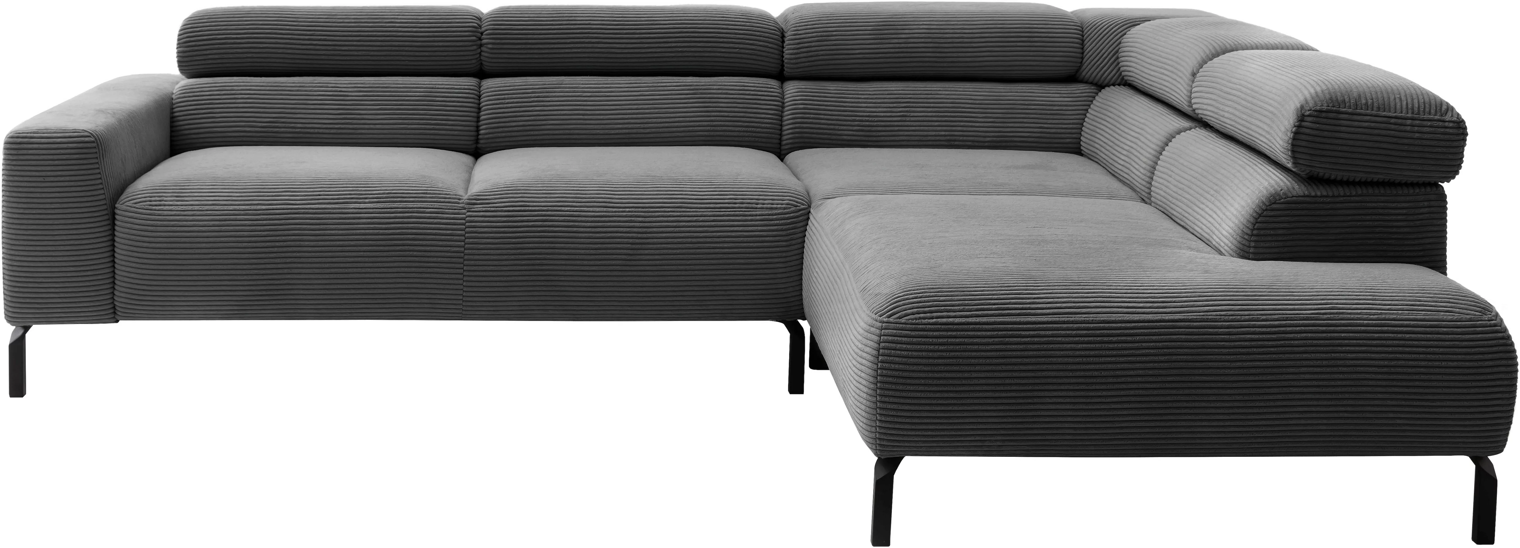 Places of Style Ecksofa Antonelli, L-Form, incl. Kopfteilverstellung, Breit günstig online kaufen