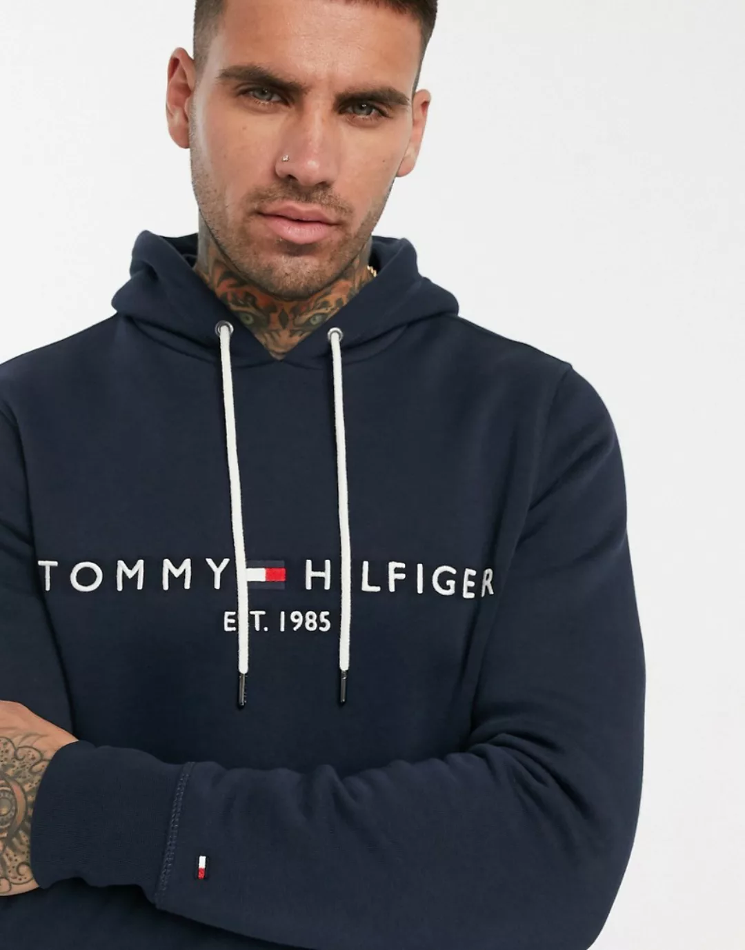Tommy Hilfiger Hood Core Navy - Größe XXL günstig online kaufen