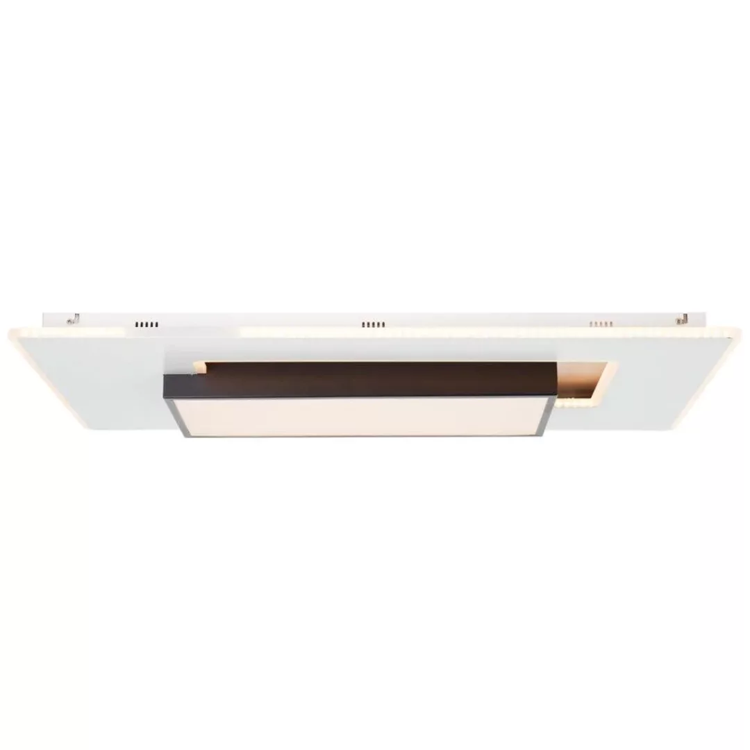 LED Deckenleuchte Hutson in Weiß und Schwarz 3x 20W 6800lm günstig online kaufen