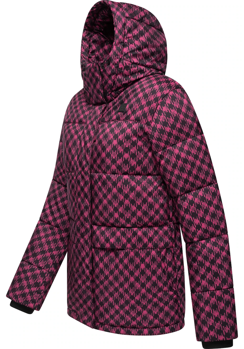 Ragwear Steppjacke "Wikesh Print", mit Kapuze, Wasserdichte Damen Winterjac günstig online kaufen