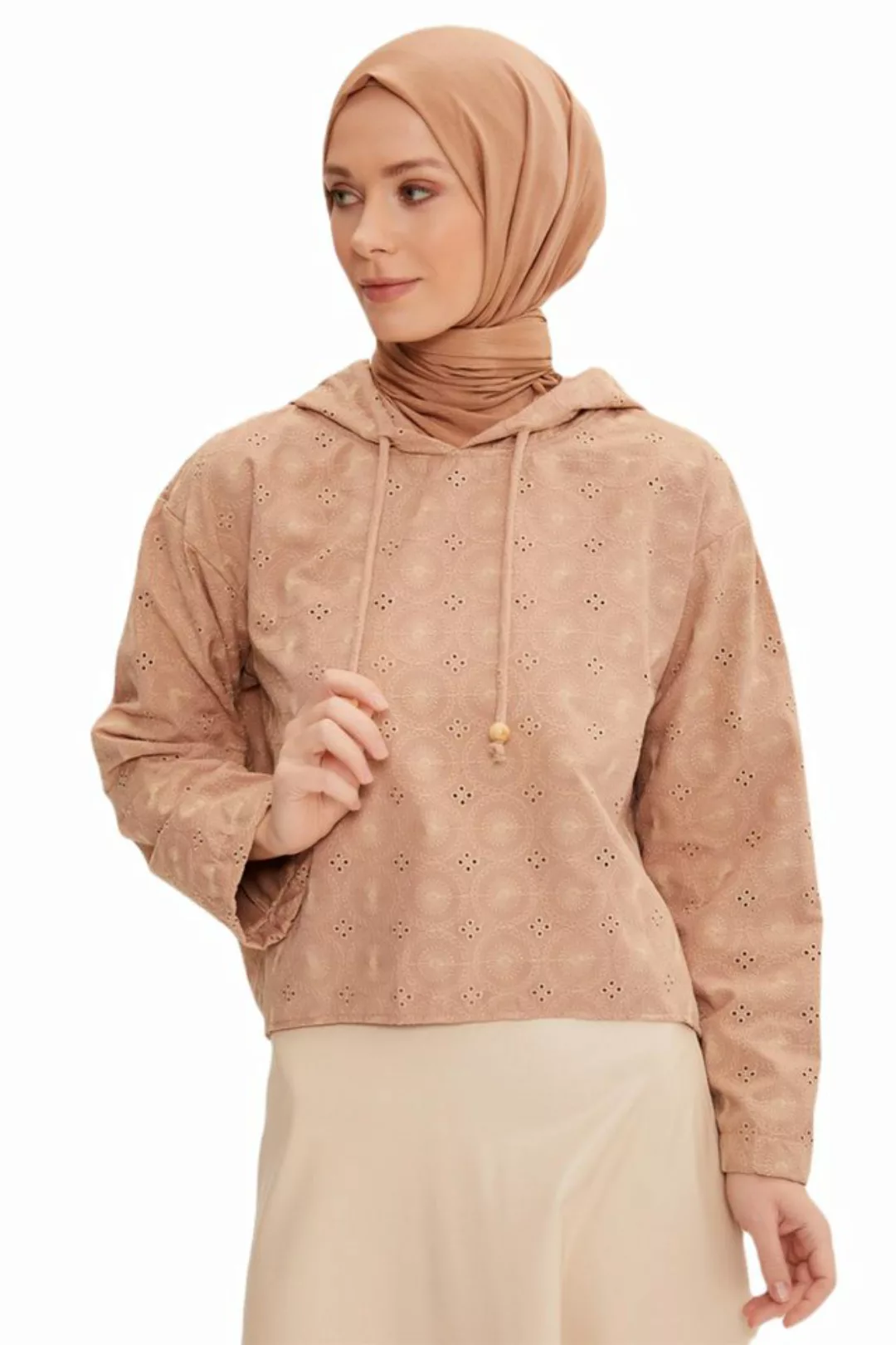 ARMİNE Longsweatshirt Armine Brode Sweat – Moderne und elegante Hijab-Mode günstig online kaufen