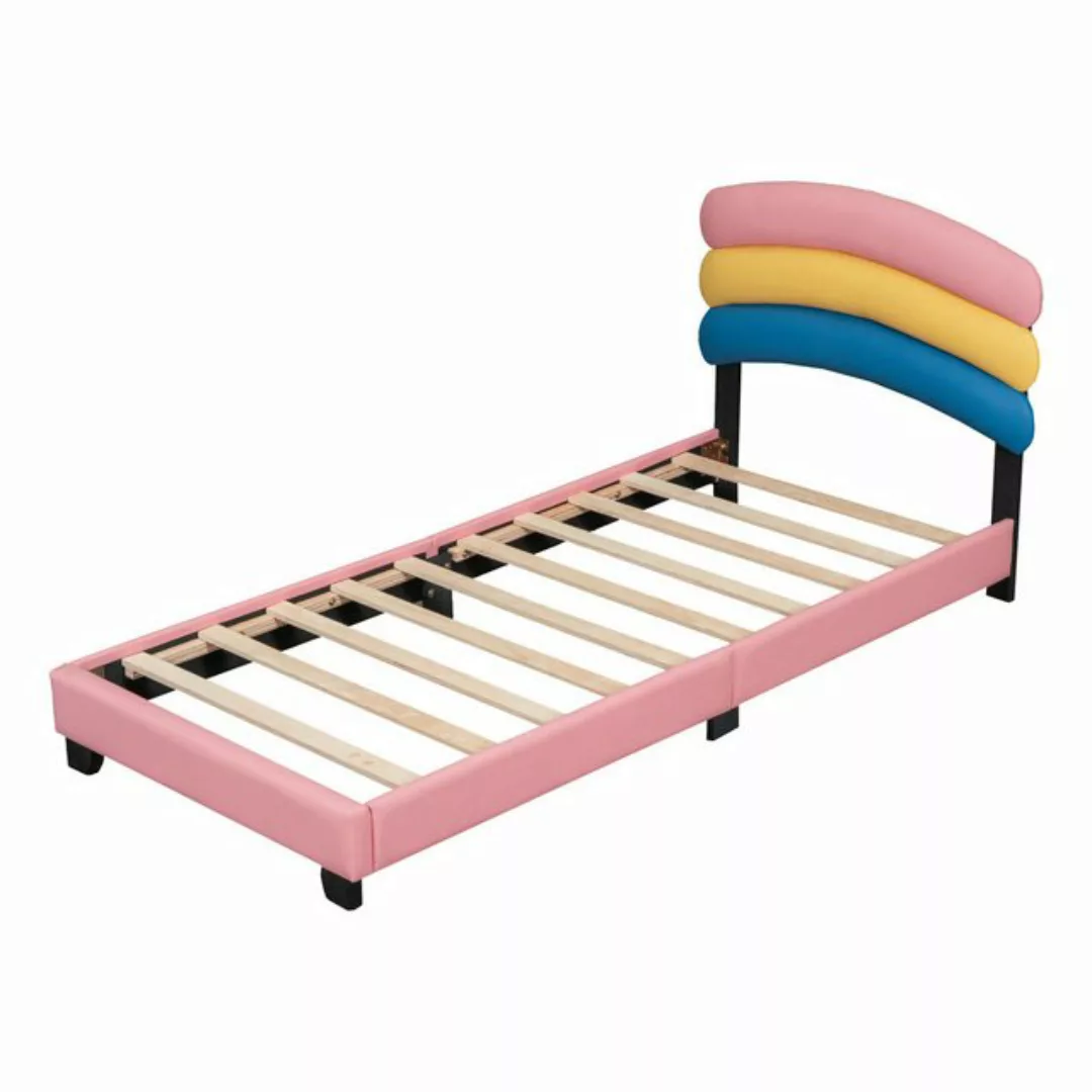 MODFU Kinderbett Polsterbett Gästebett Stauraumbett Bett, mit Lattenrost 90 günstig online kaufen