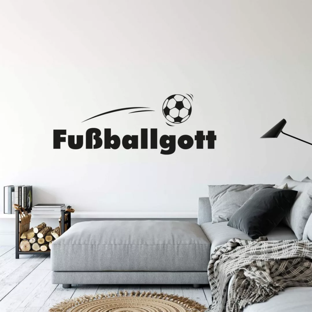 Wall-Art Wandtattoo »Fußball Aufkleber Fußballgott«, (1 St.), selbstklebend günstig online kaufen