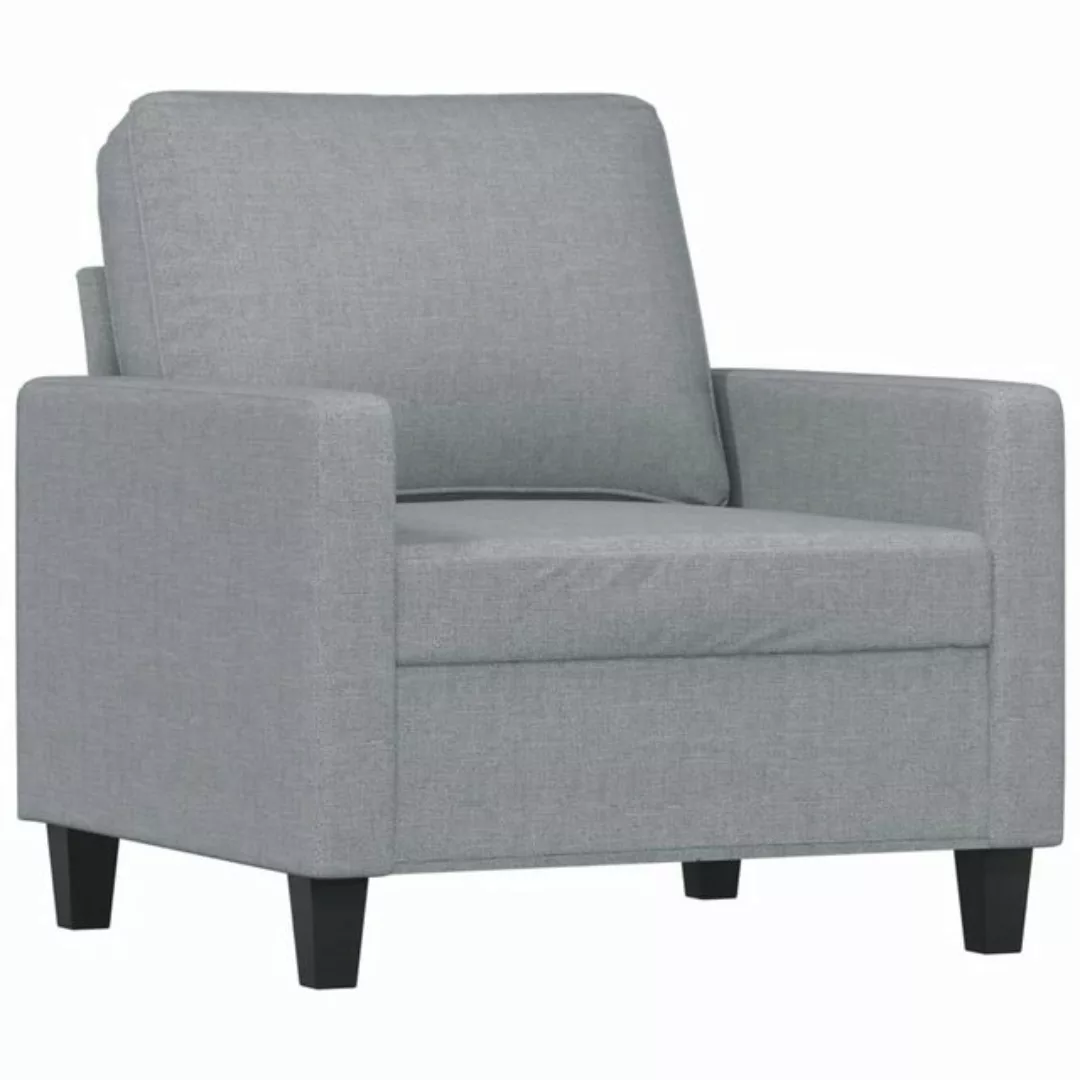 vidaXL Sofa Sofasessel Hellgrau 60 cm Stoff günstig online kaufen