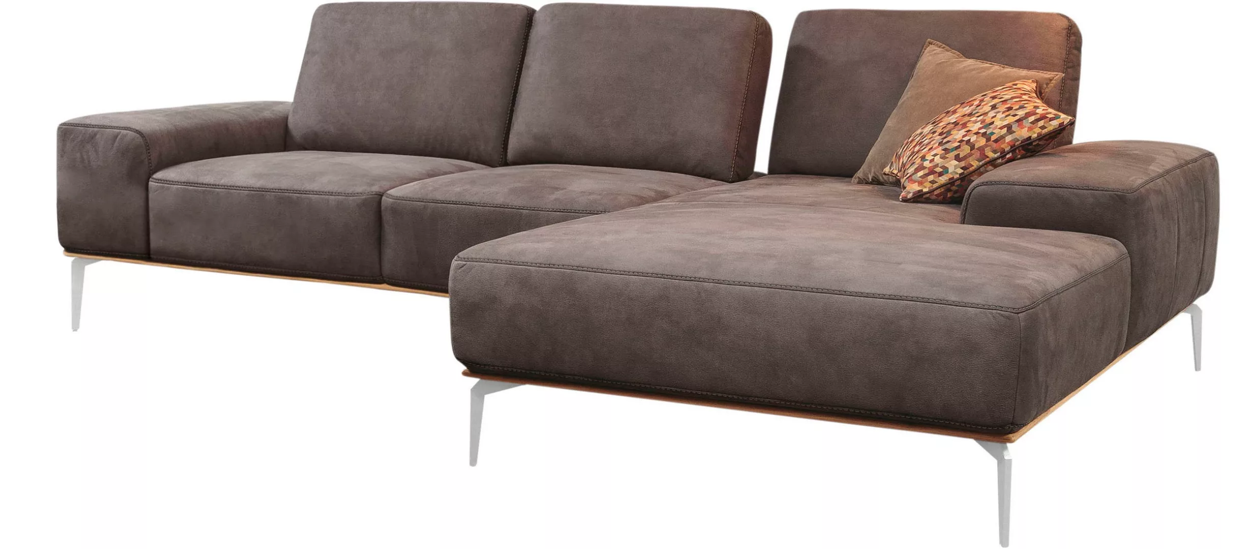 W.SCHILLIG Ecksofa "run, Designsofa mit tollem Sitzkomfort, L-Form", mit el günstig online kaufen