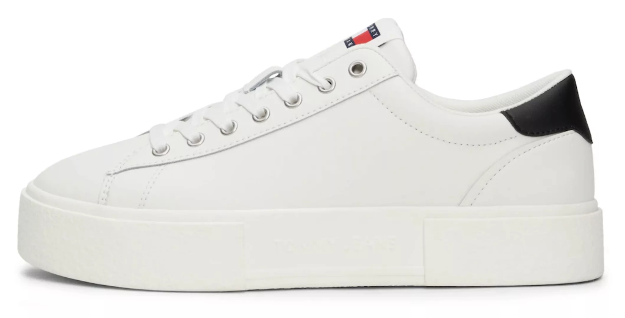 Tommy Jeans Plateausneaker "TJW FOXING FLATFORM SNEAKER", Freizeitschuh, Ha günstig online kaufen