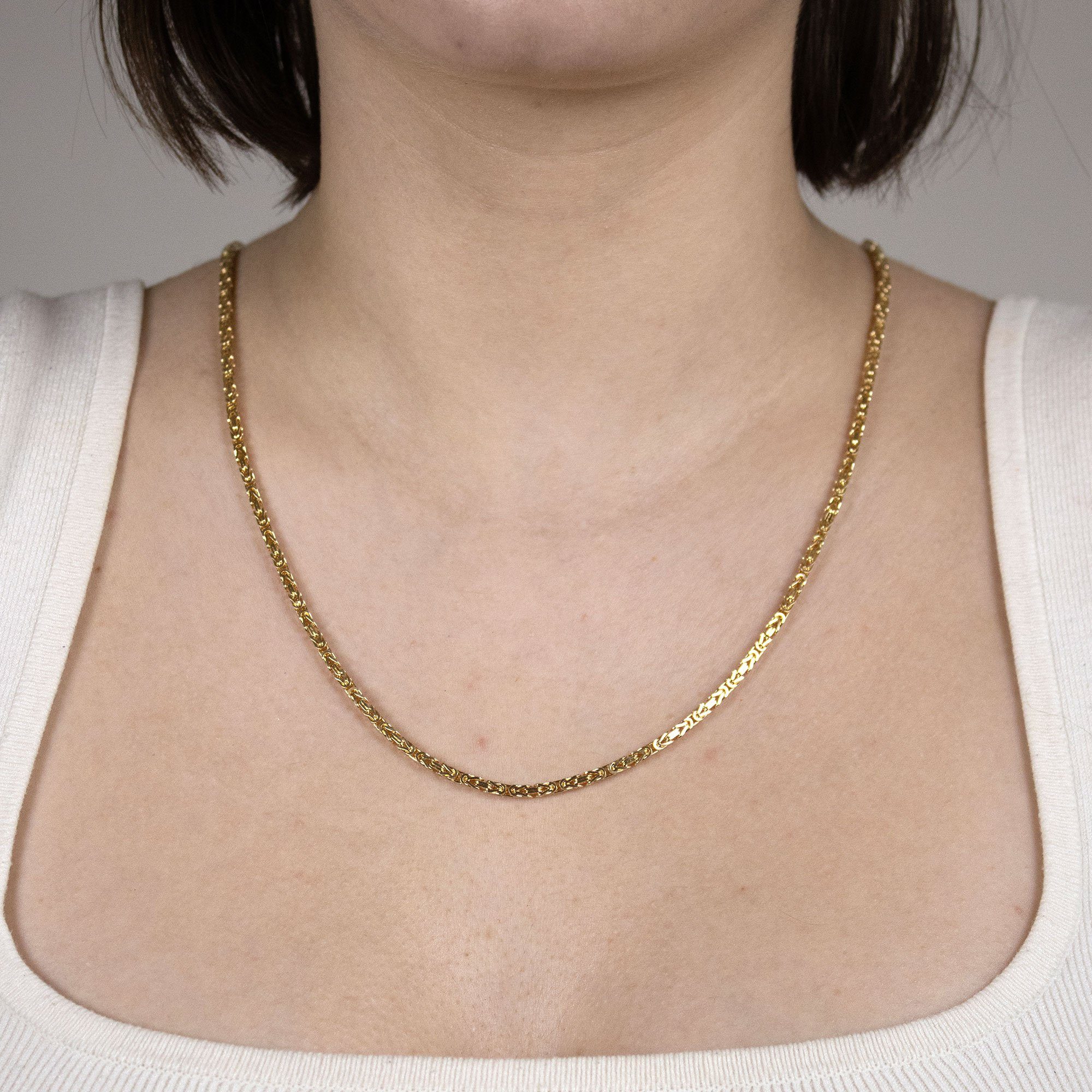 HOPLO Königskette Goldkette Königskette Länge 45cm günstig online kaufen