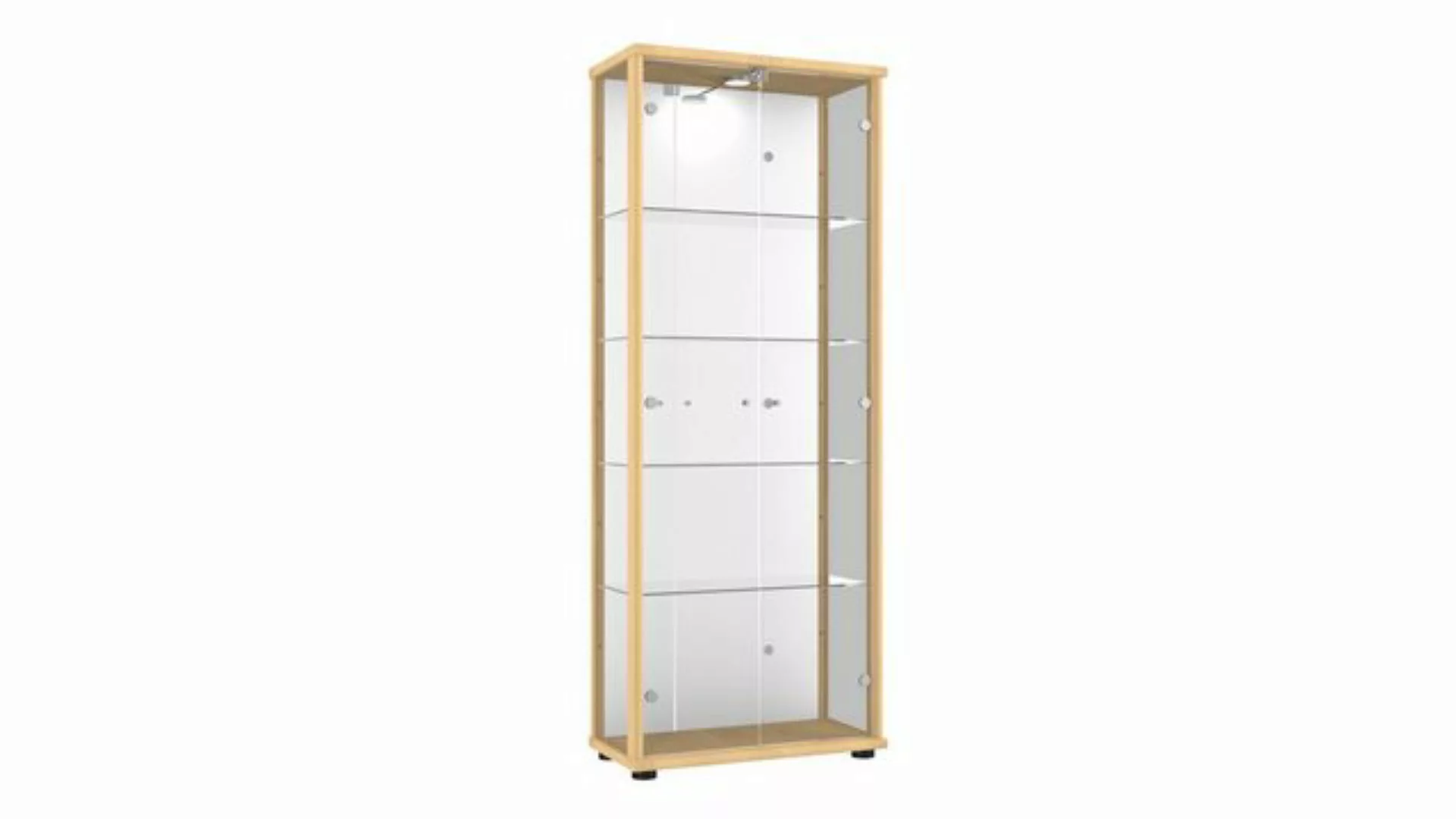 VR-Wohnideen Standvitrine C1084 (Glasvitrine (176x67x33 cm) mit 2 Glastüren günstig online kaufen