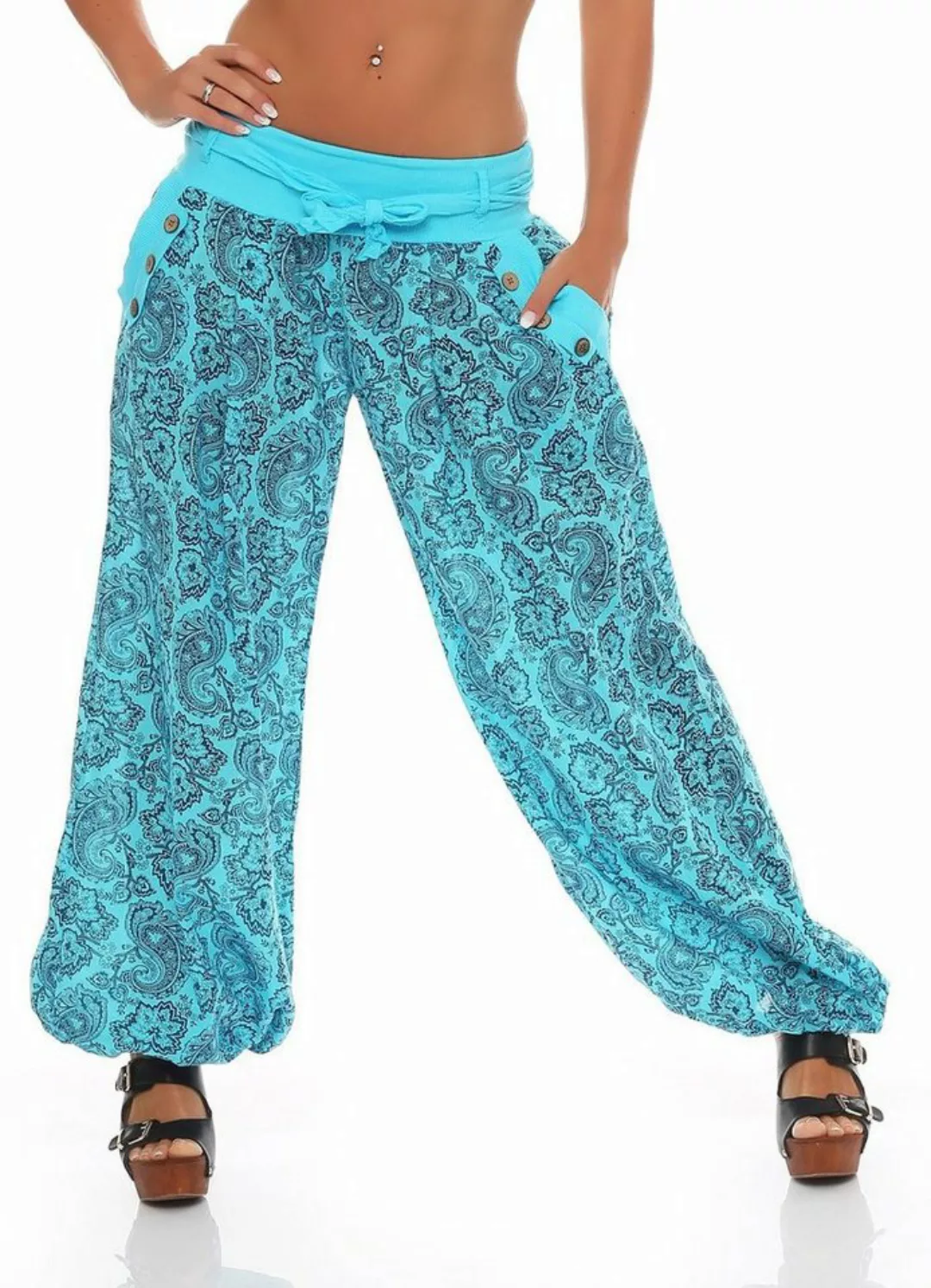 malito more than fashion Haremshose 3488 Aladinhose im Orient Print mit ela günstig online kaufen