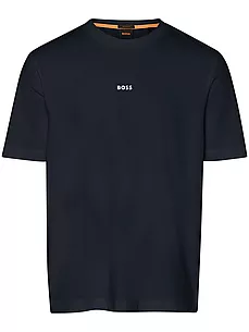 Rundhals-Shirt „TChup“ BOSS blau günstig online kaufen