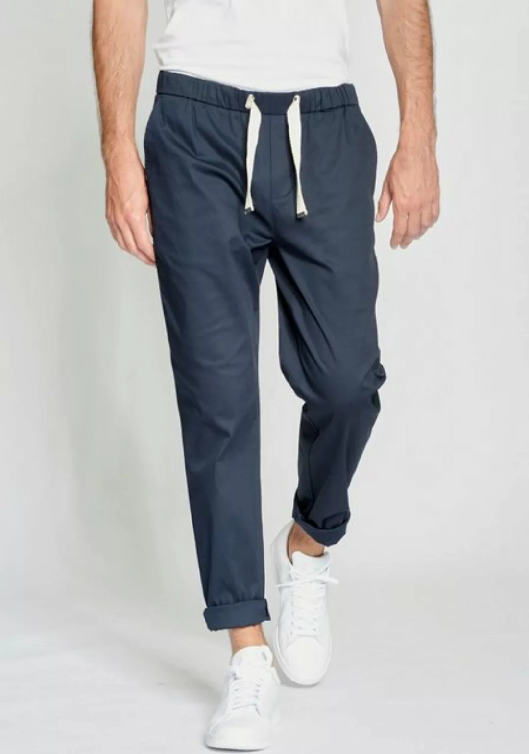 GANG Chinohose 94SANTO JOGGER Jogger Style mit Gummizug und Tunnelzug-Versc günstig online kaufen