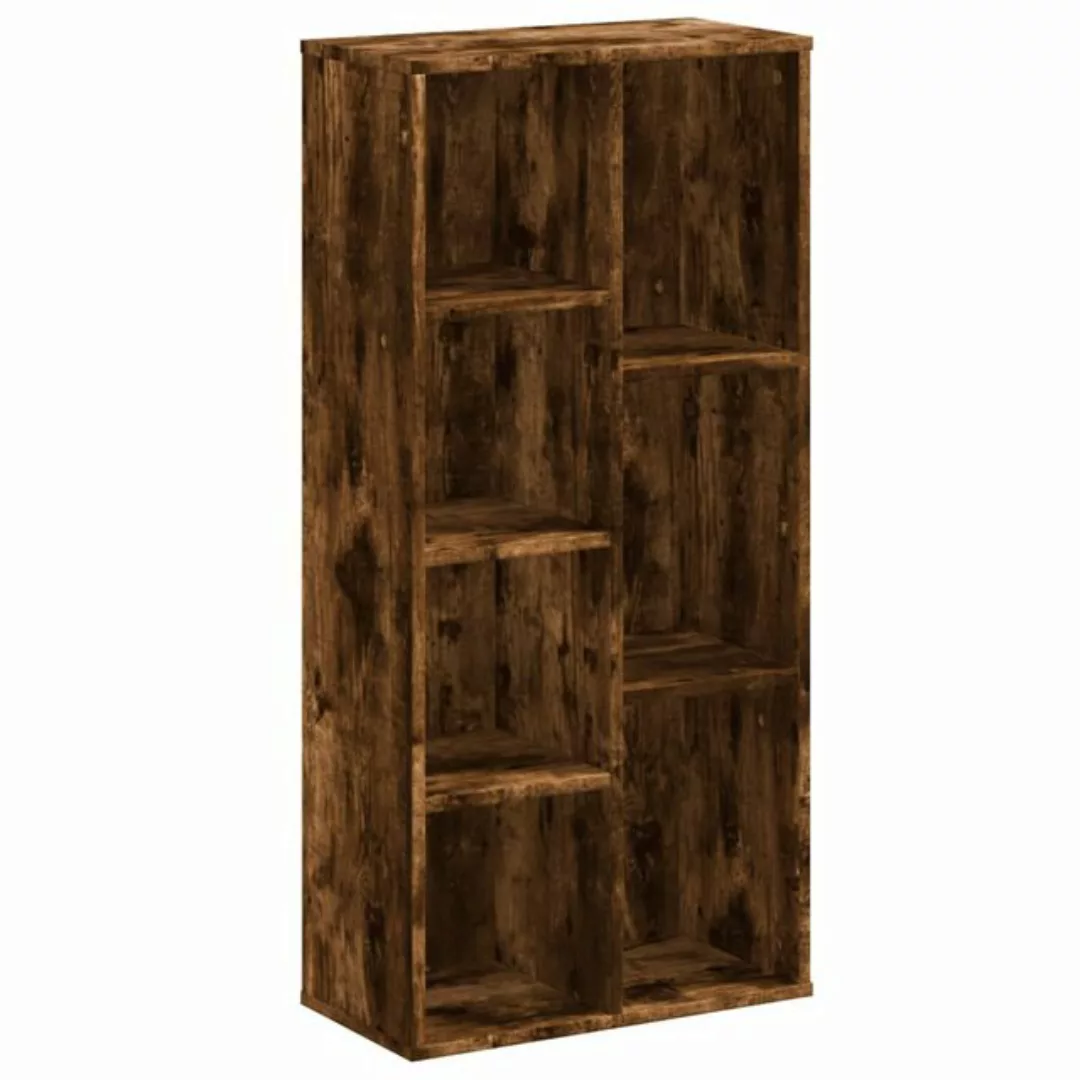 vidaXL Bücherregal Bücherregal Räuchereiche 50x25x105 cm Holzwerkstoff, 1-t günstig online kaufen