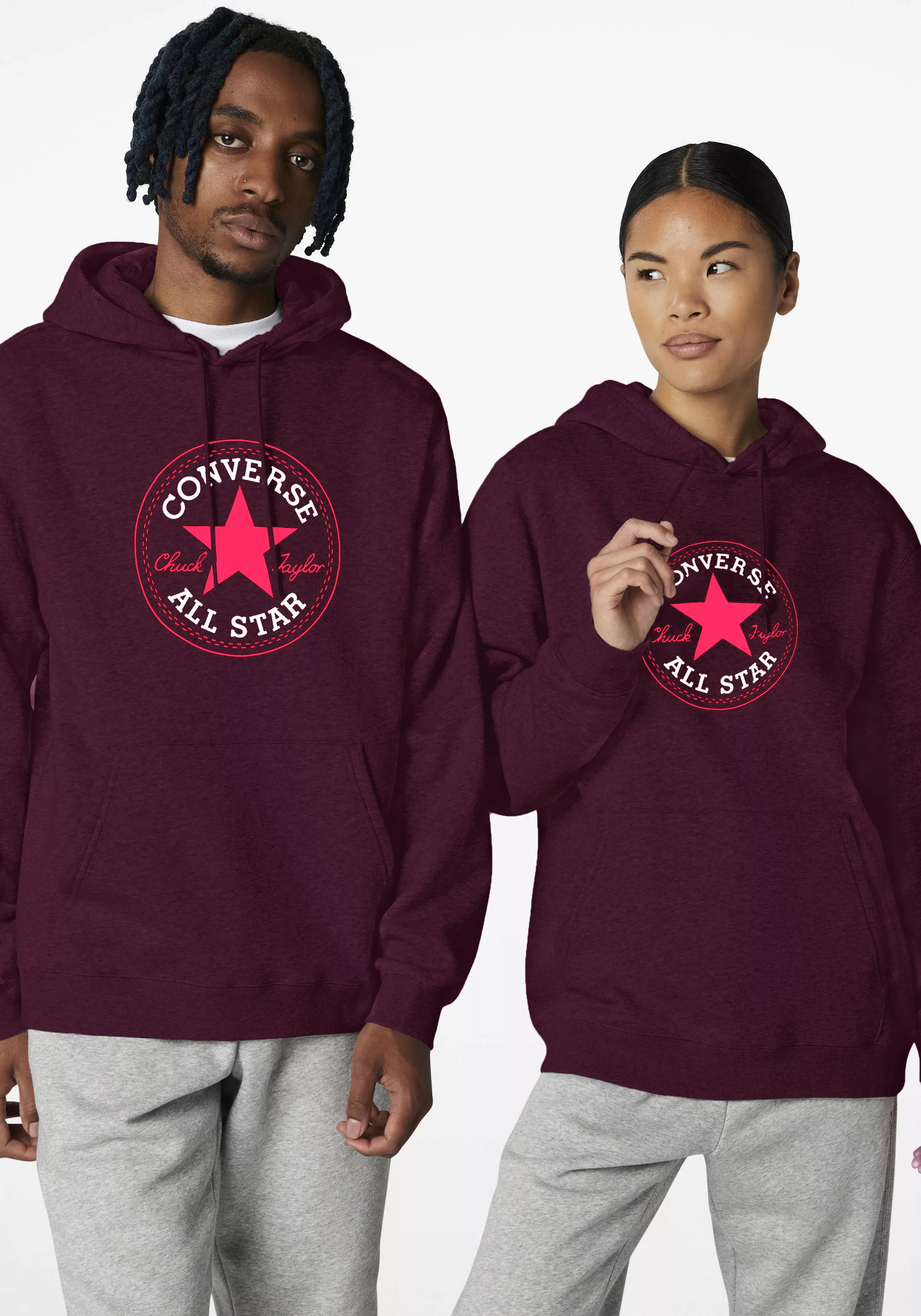 Converse Kapuzensweatshirt "STANDARD FIT CENTER FRONT LARGE CHU" günstig online kaufen