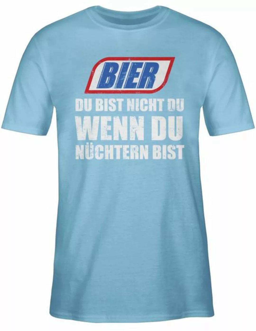 Shirtracer T-Shirt Bier Du bist nicht du wenn du nüchtern bist Vintage Part günstig online kaufen