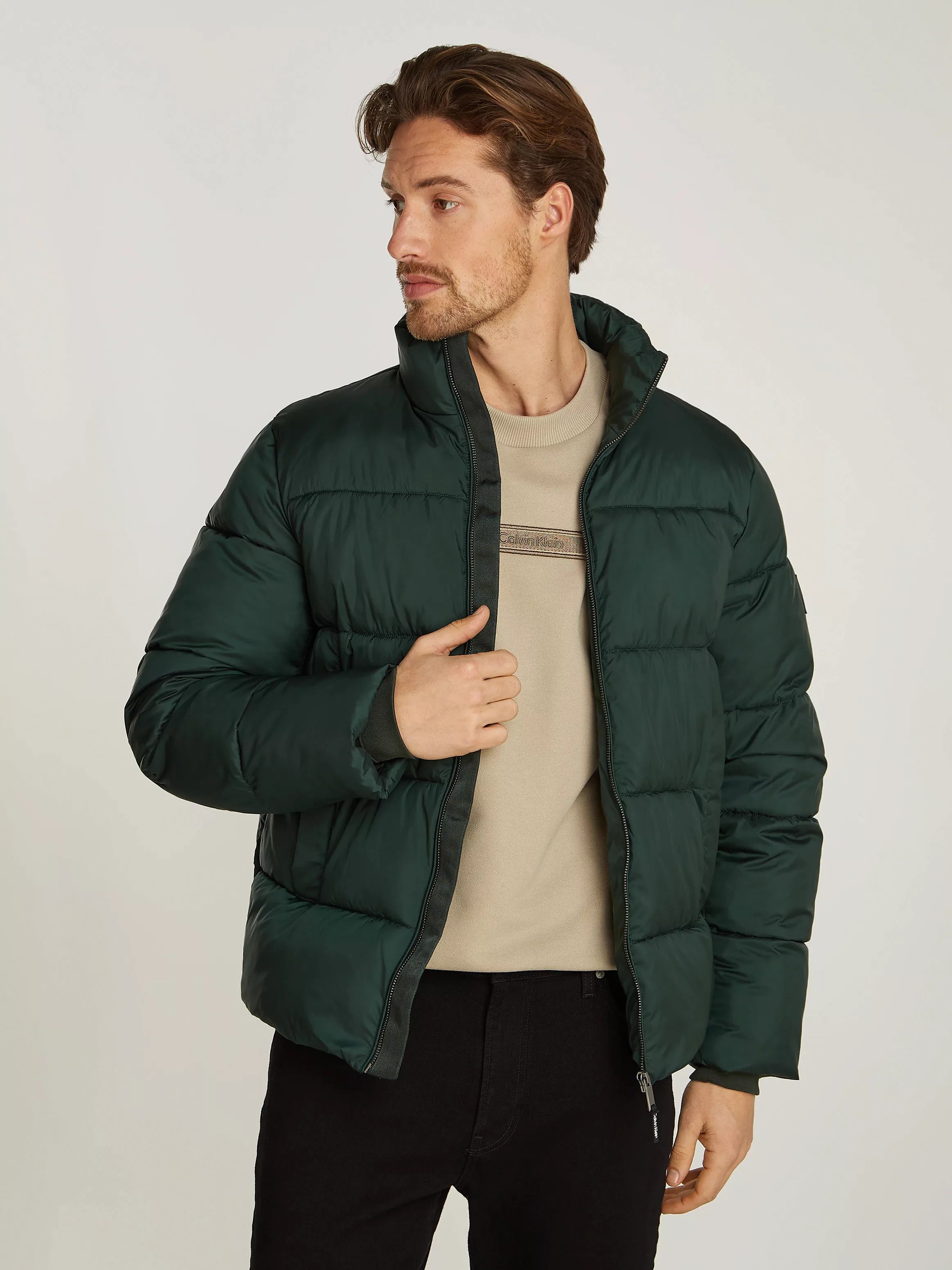 Calvin Klein Outdoorjacke QUILT PUFFER MW mit Logopatch günstig online kaufen