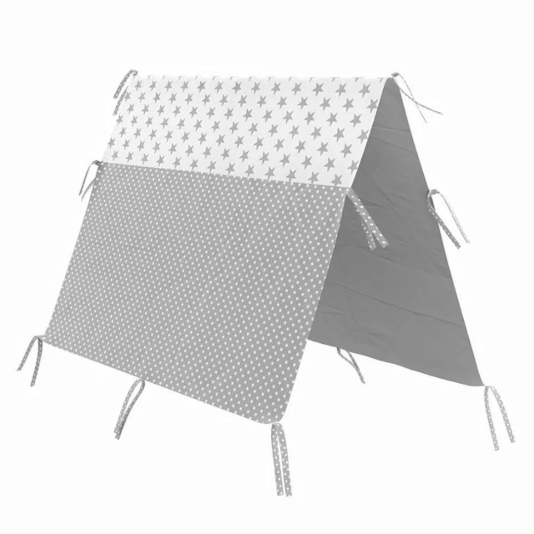 VitaliSpa® Kinderbett Tipi, Grau/Weiß, 80 x 160 cm günstig online kaufen