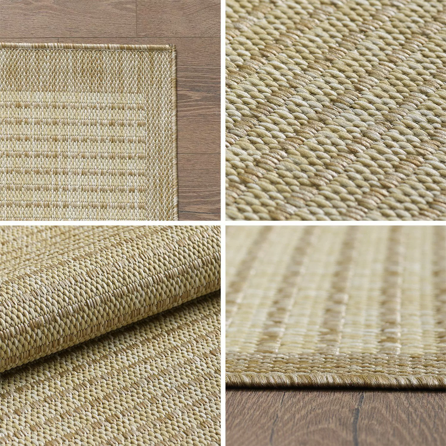 Carpettex Outdoorteppich Unicolor, Rechteck, Höhe: 3 günstig online kaufen